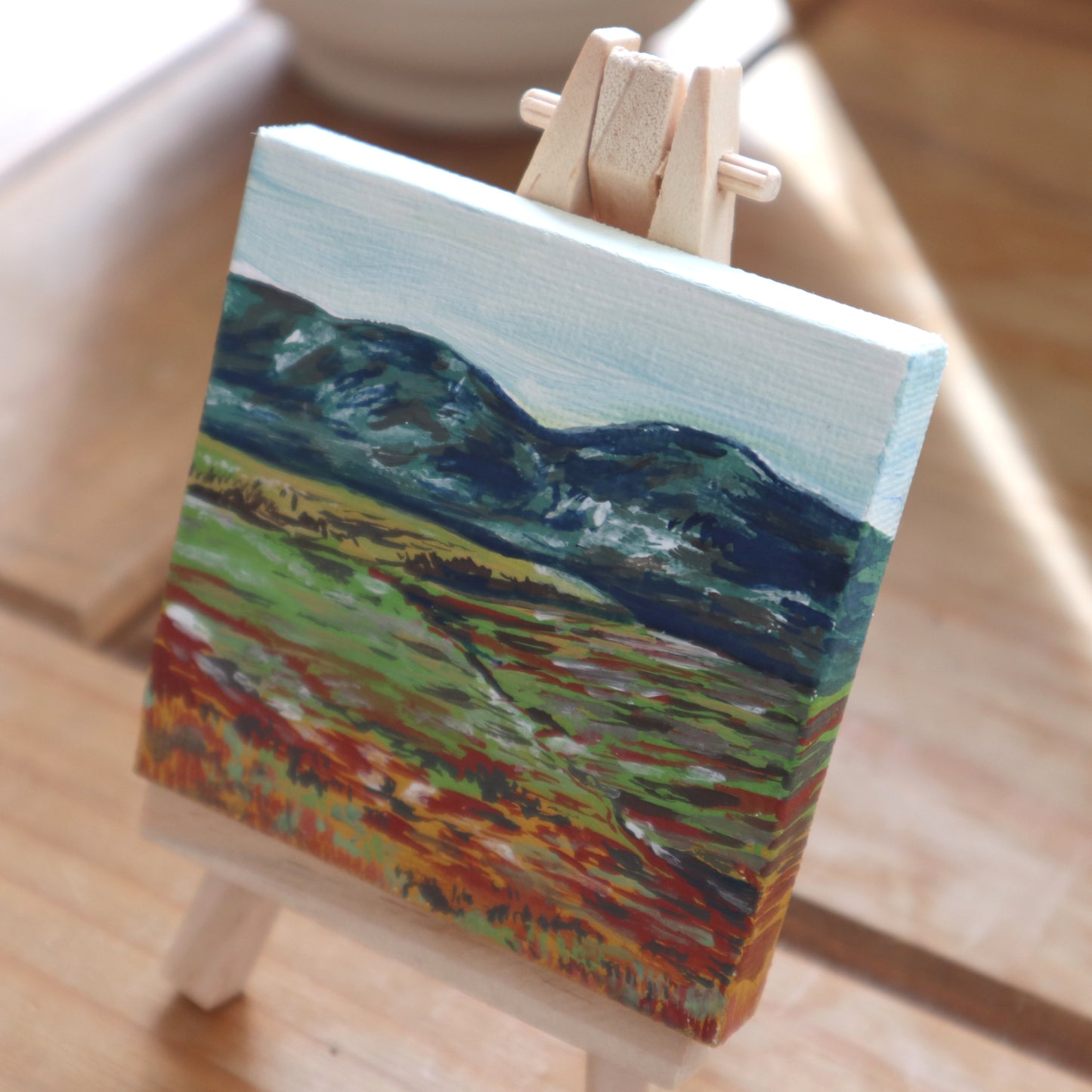 Day 24 - 7x7cm Mini Canvas - Cairngorms