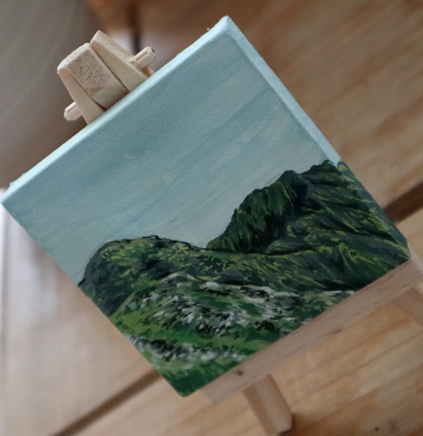 Day 25 - 7x7cm Mini Canvas - Aonach Eagach