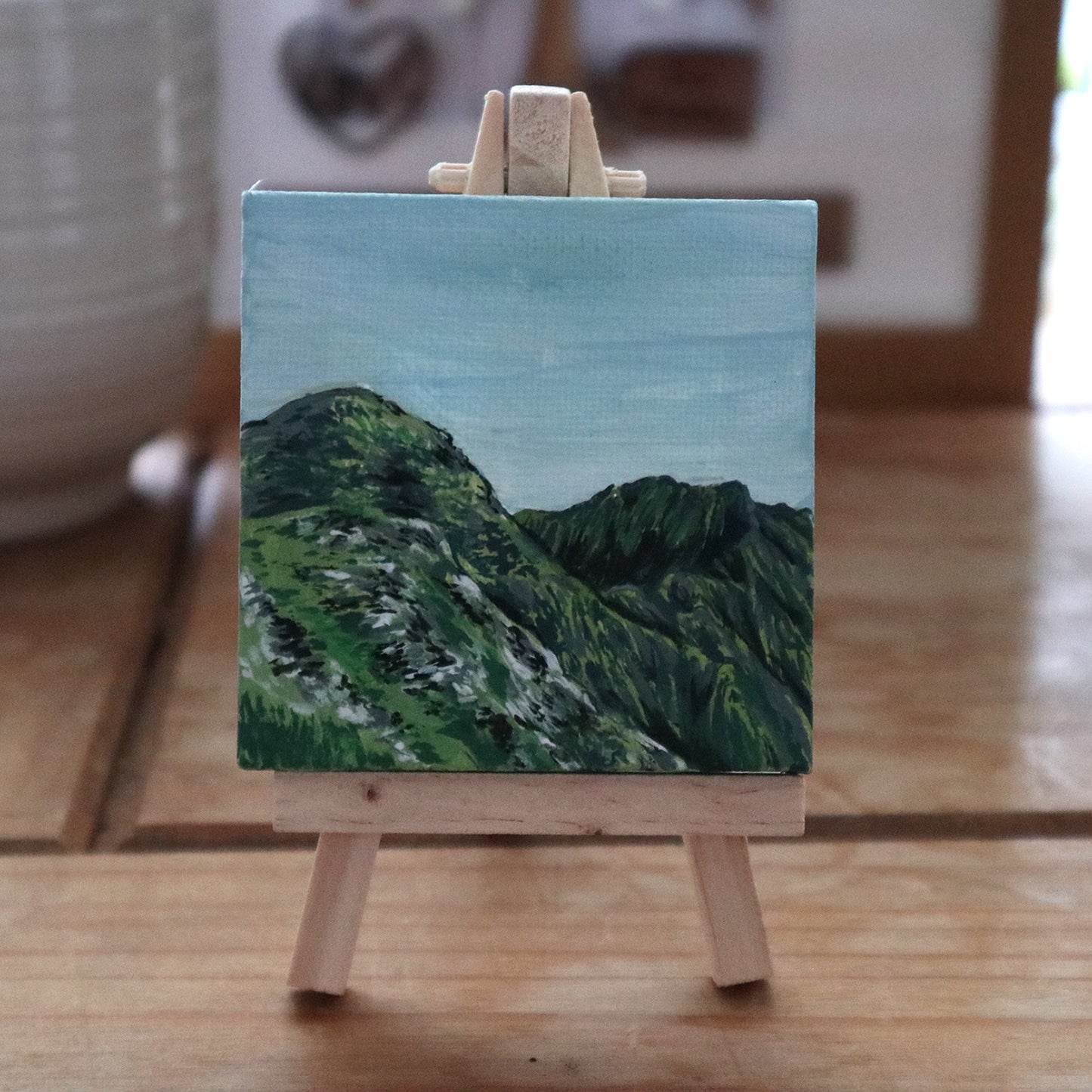 Day 25 - 7x7cm Mini Canvas - Aonach Eagach