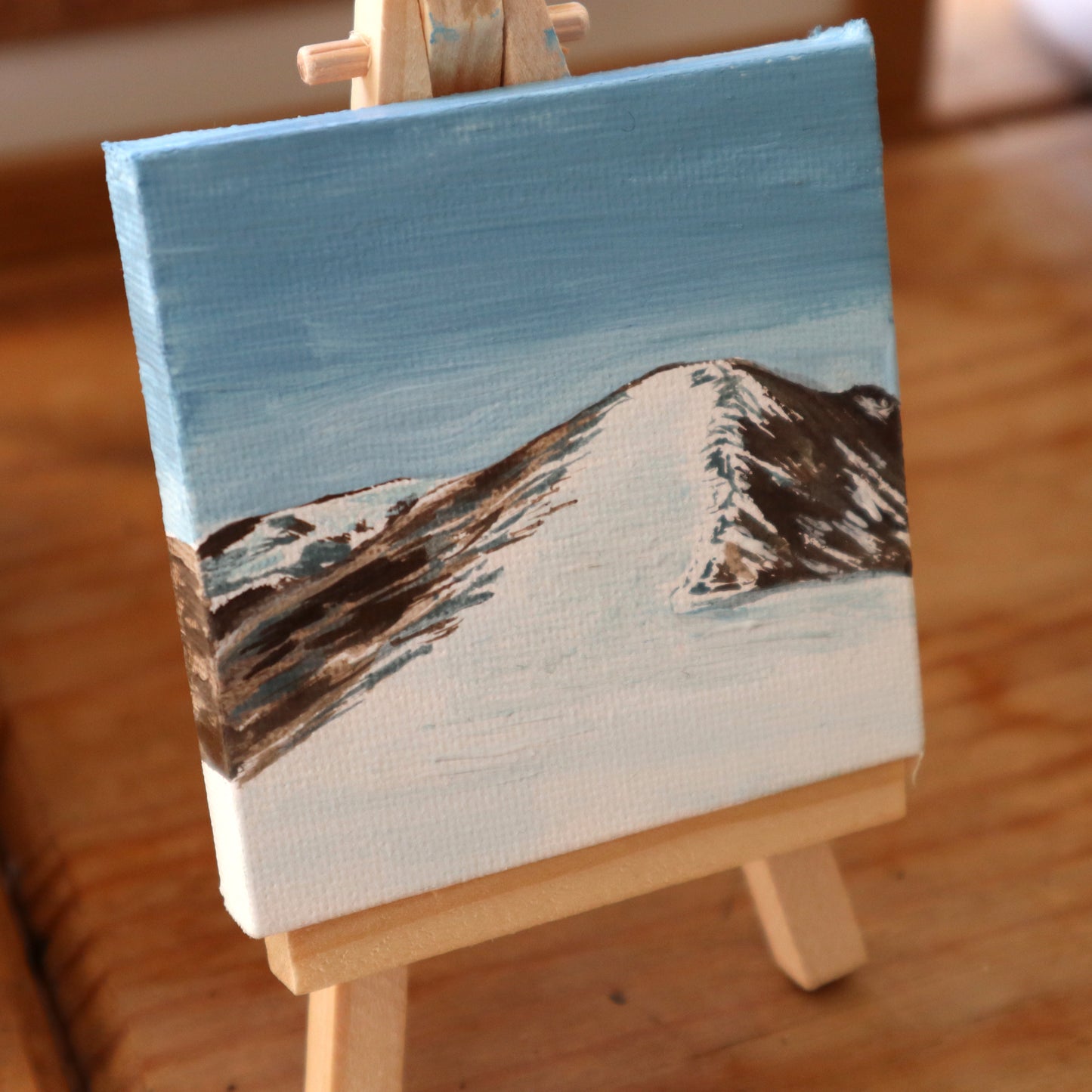 Day 26 - 7x7cm Mini Canvas - Beinn a’Chaorainn