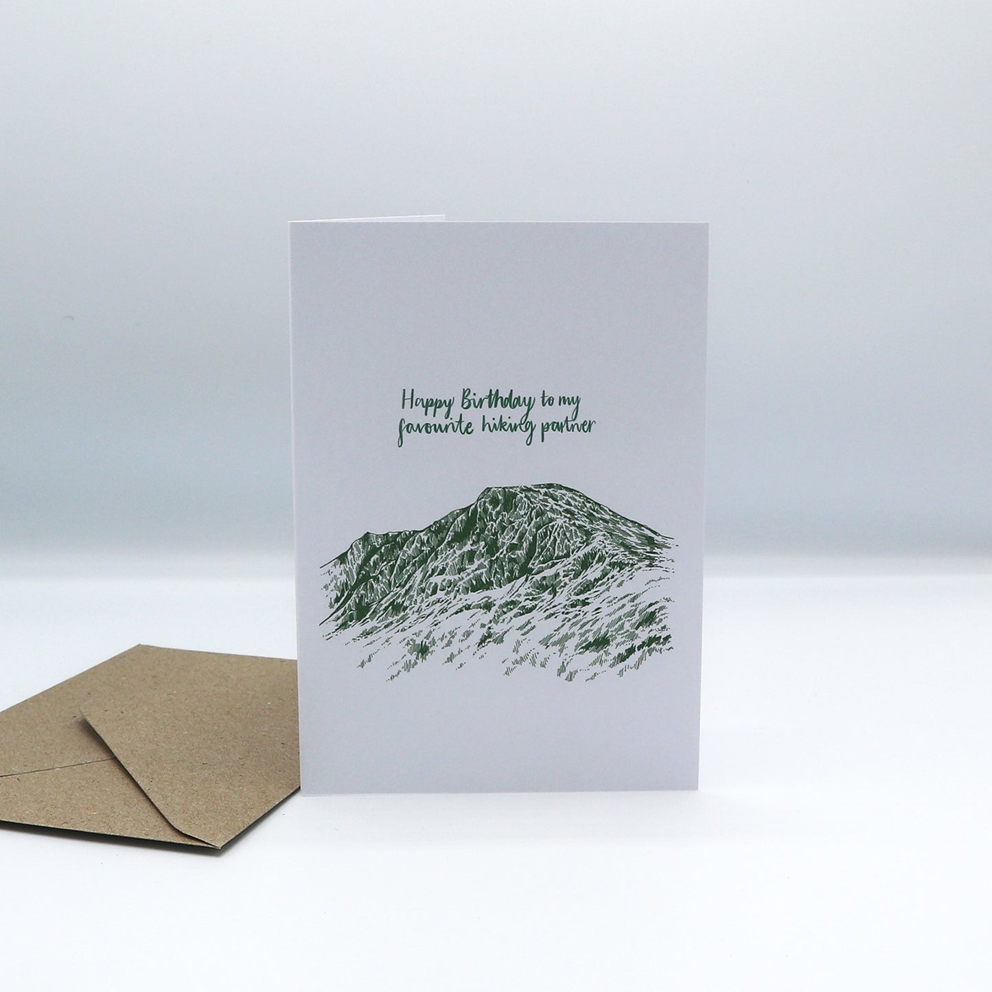 'Happy Birthday To My Favourite Hiking Partner' Greeting Card