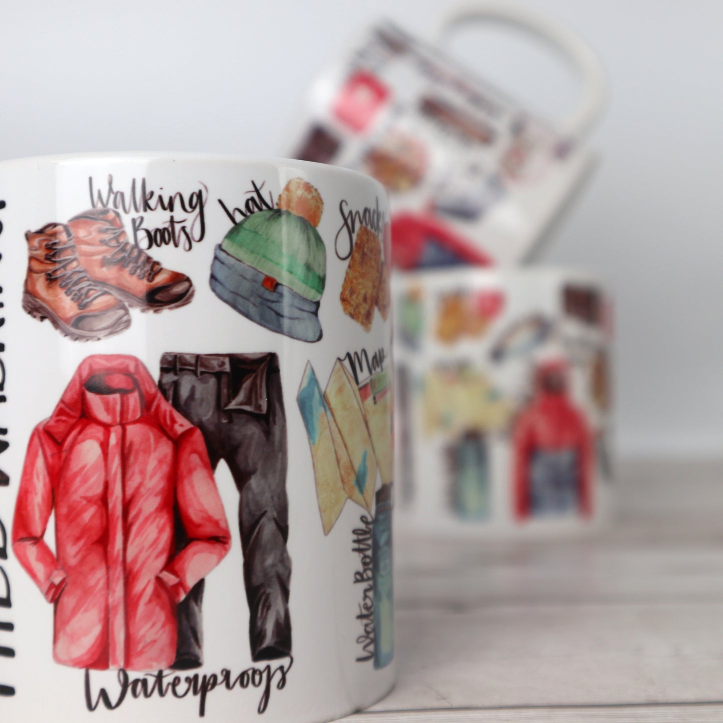 Hill Walking Ceramic Mug