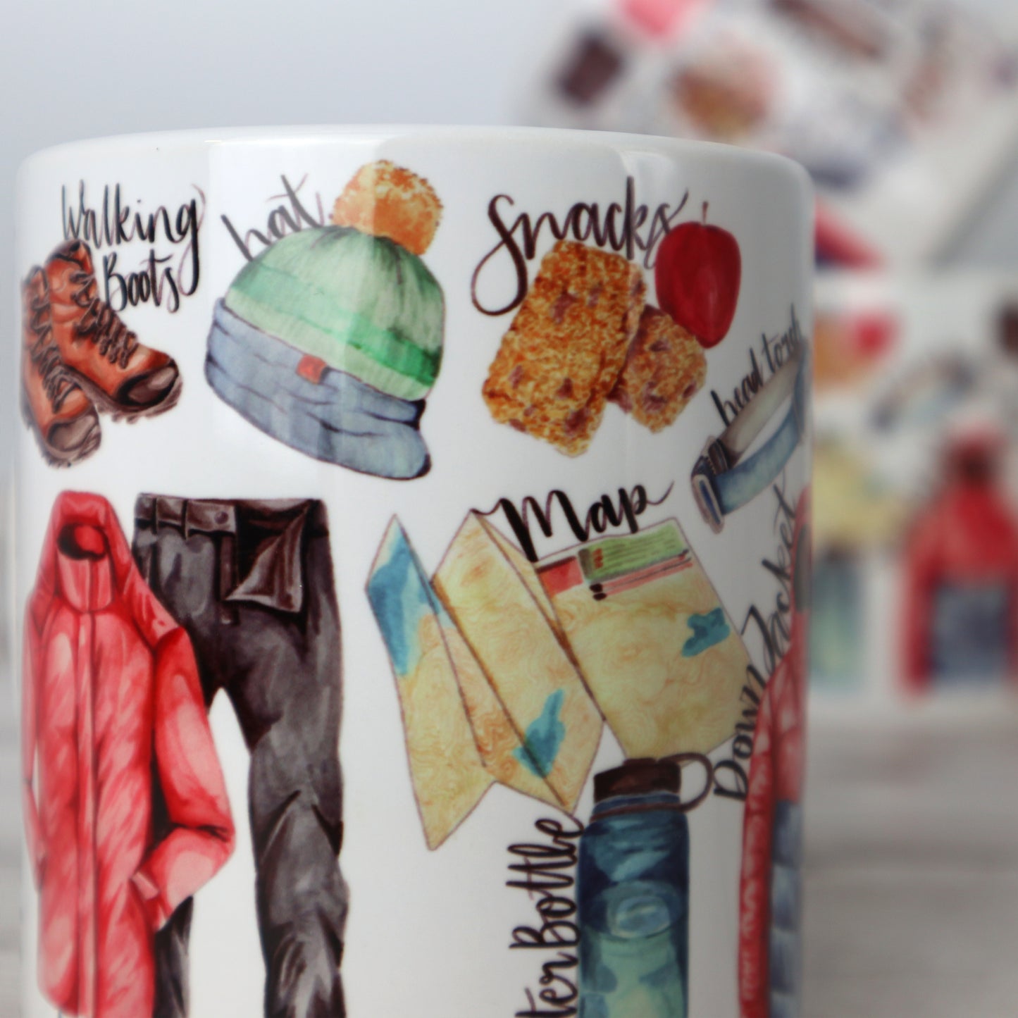 Hill Walking Ceramic Mug