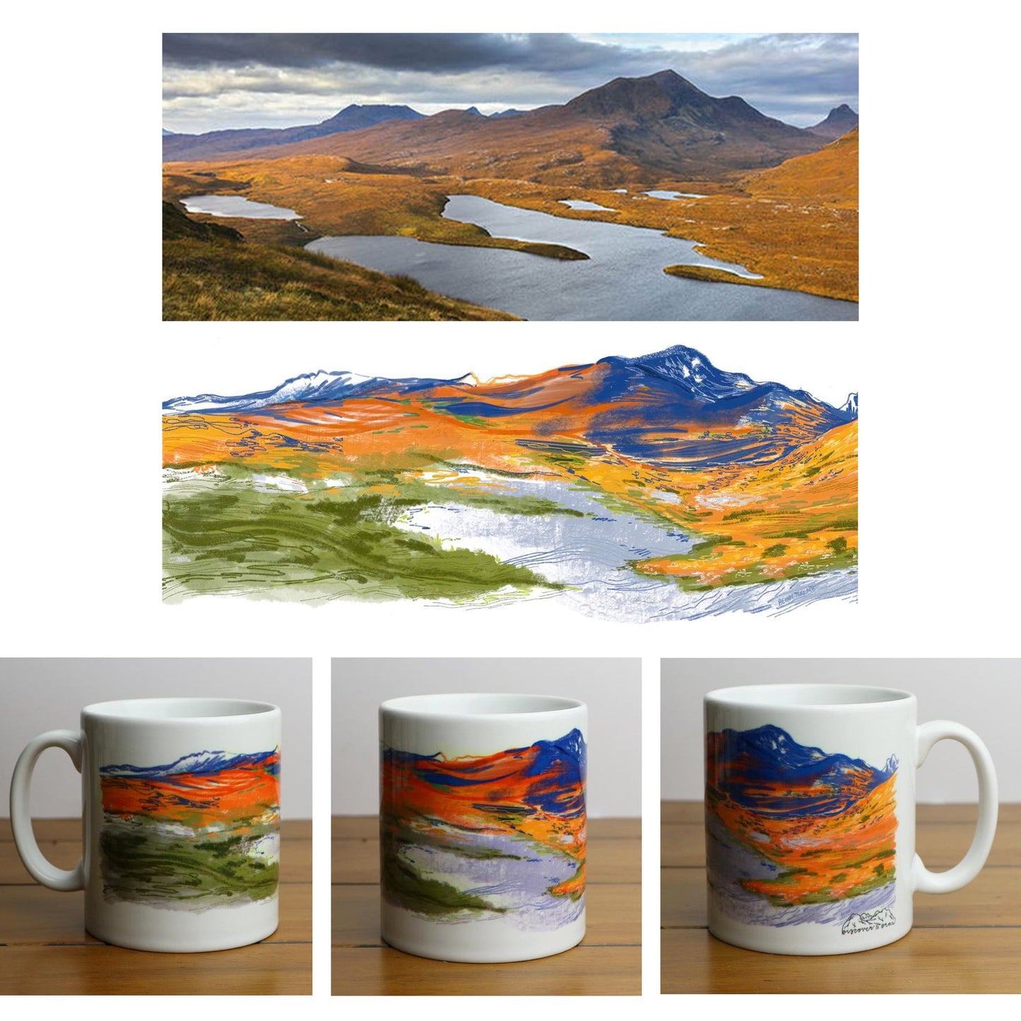 Beinn Teallach Mountain Mug