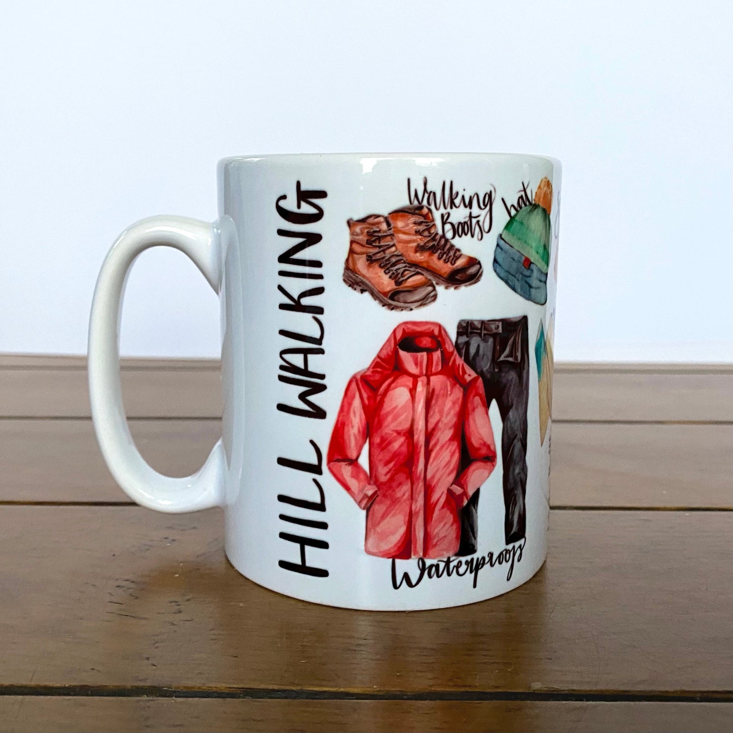 Hill Walking Ceramic Mug