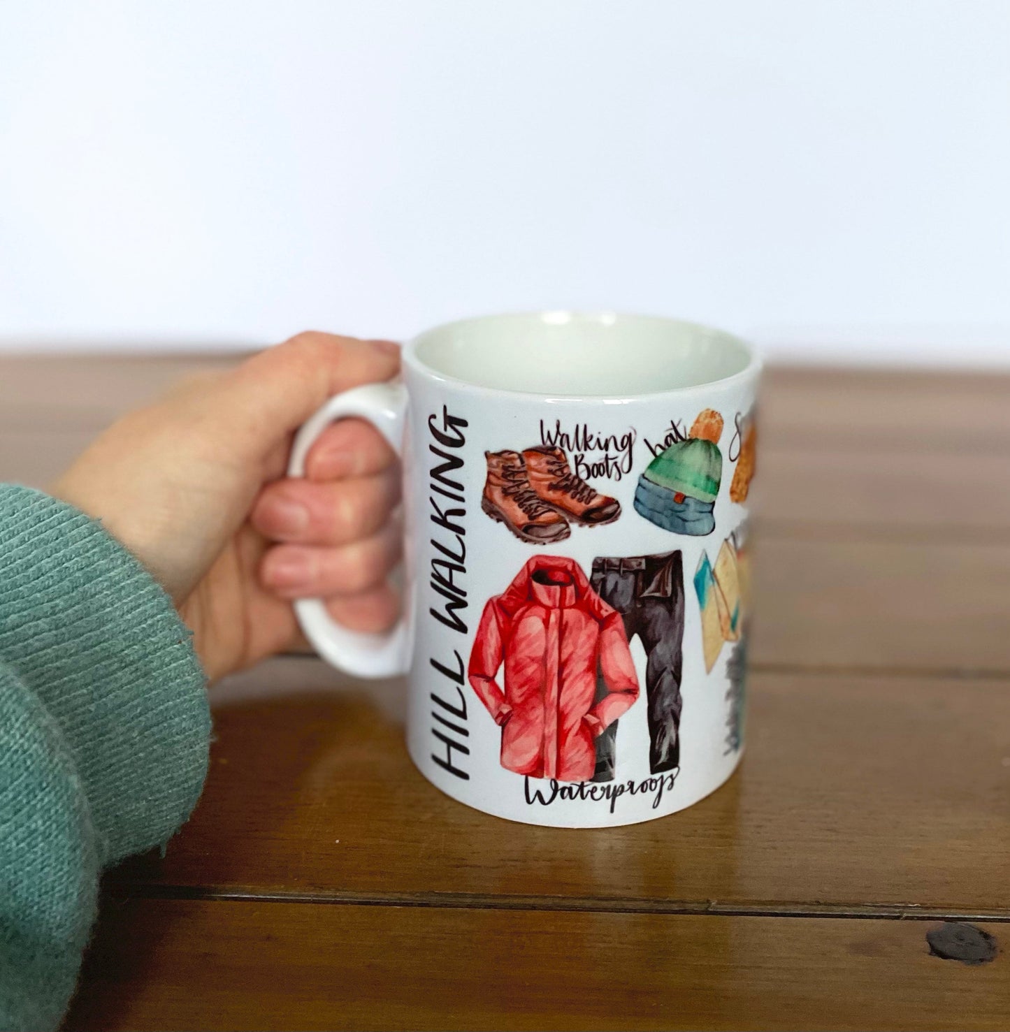 Hill Walking Ceramic Mug