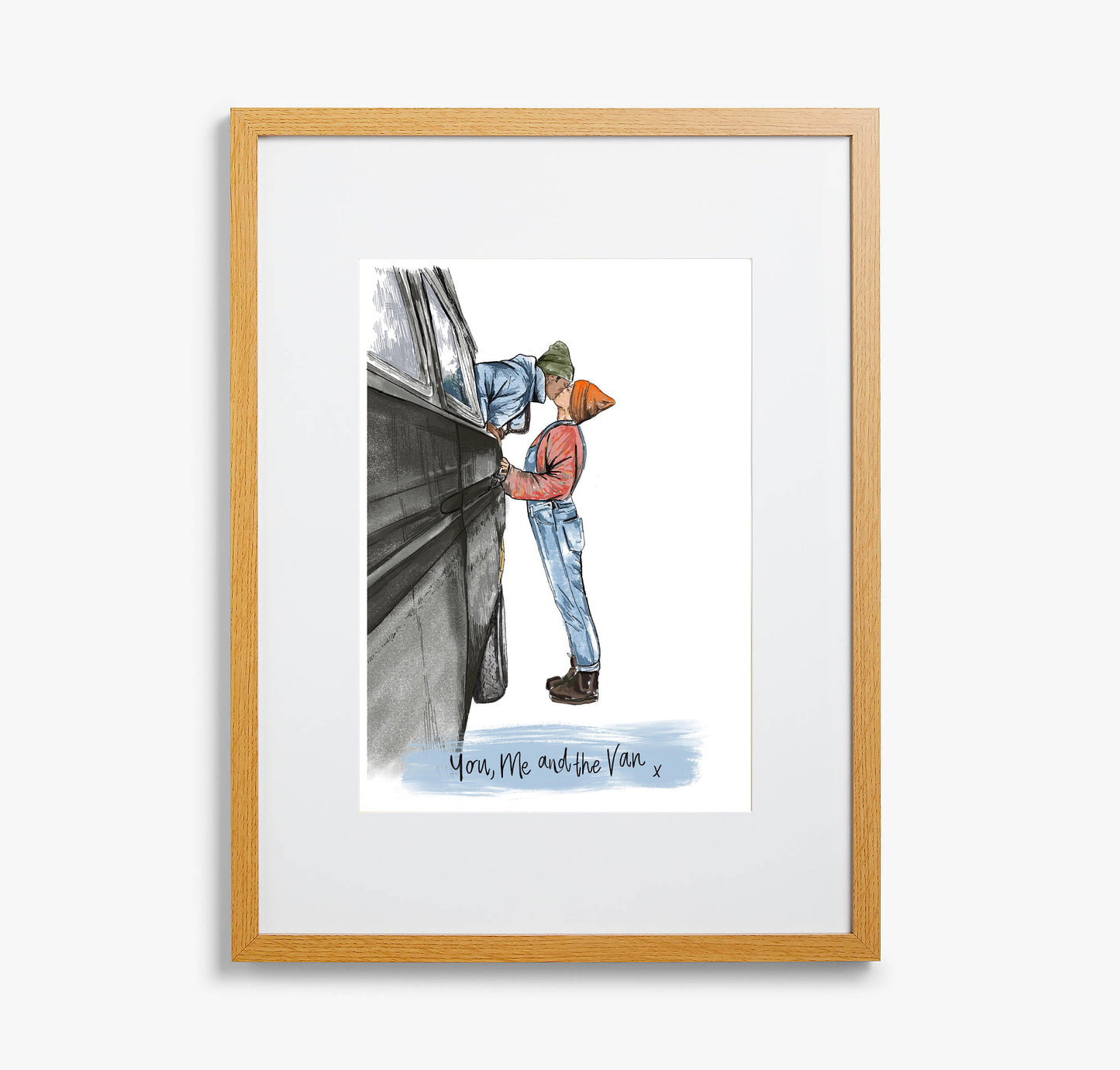 You, Me And The Van Art Print