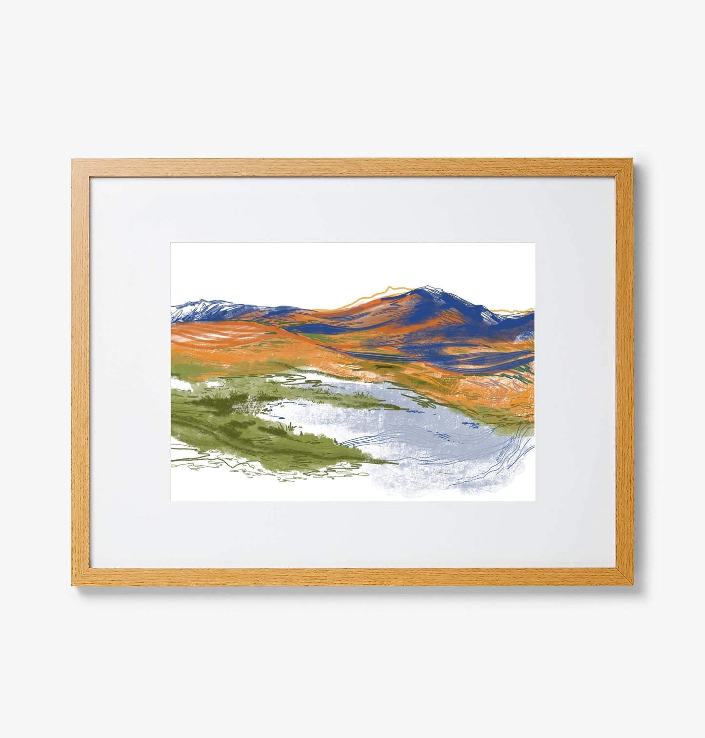 Beinn Teallach Art Print