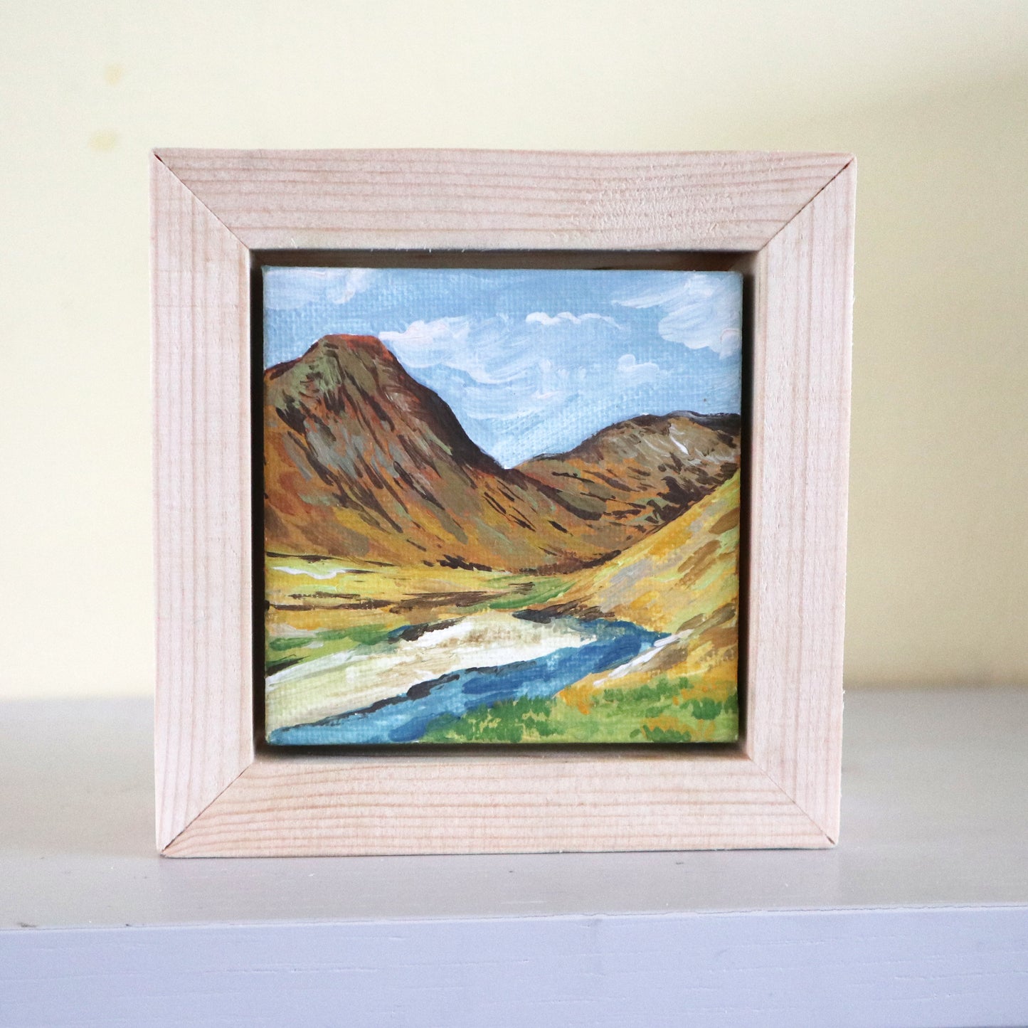 Day 45 - 7x7cm Mini Canvas - Isle of Skye