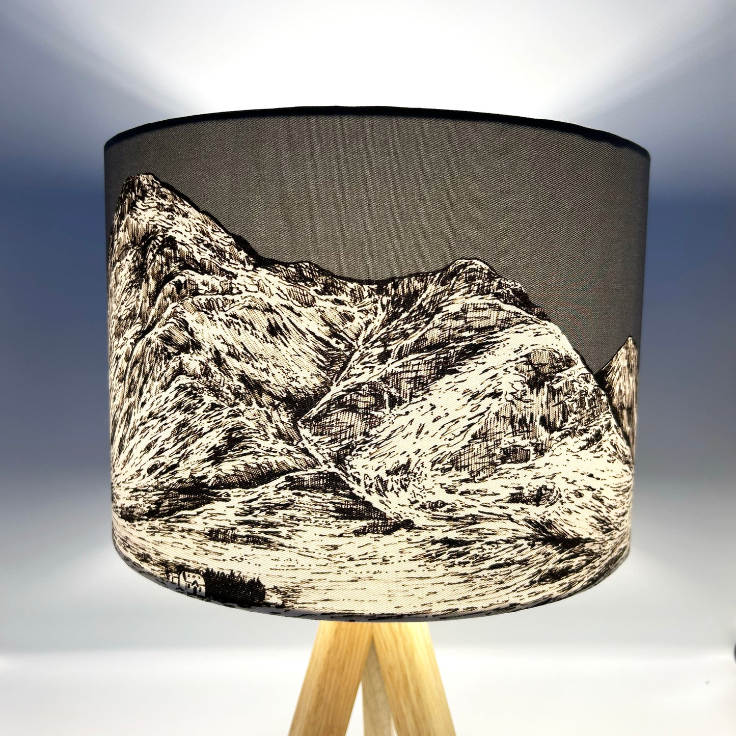 Navy Buachaille Etive Mòr Larger 30cm Lampshade