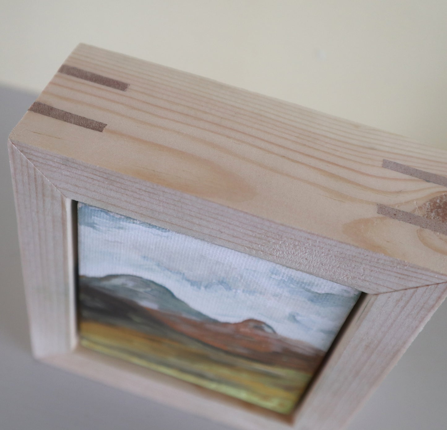 Day 47 - 7x7cm Mini Canvas - The Paps of Jura