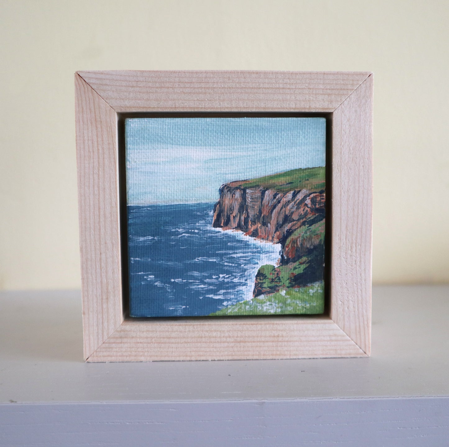 Day 49 - 7x7cm Mini Canvas - St John's Head