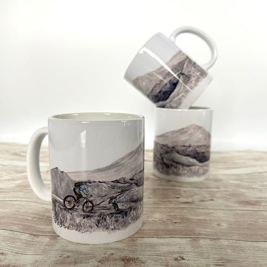 Mountain Biking Ceramic Mug