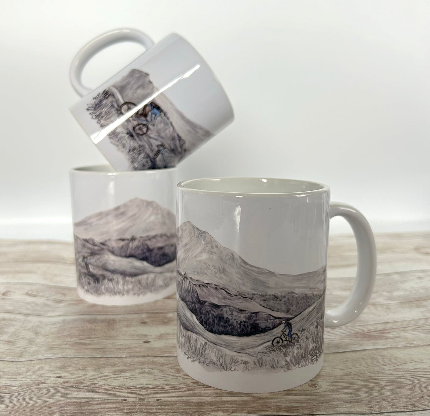 Mountain Biking Ceramic Mug