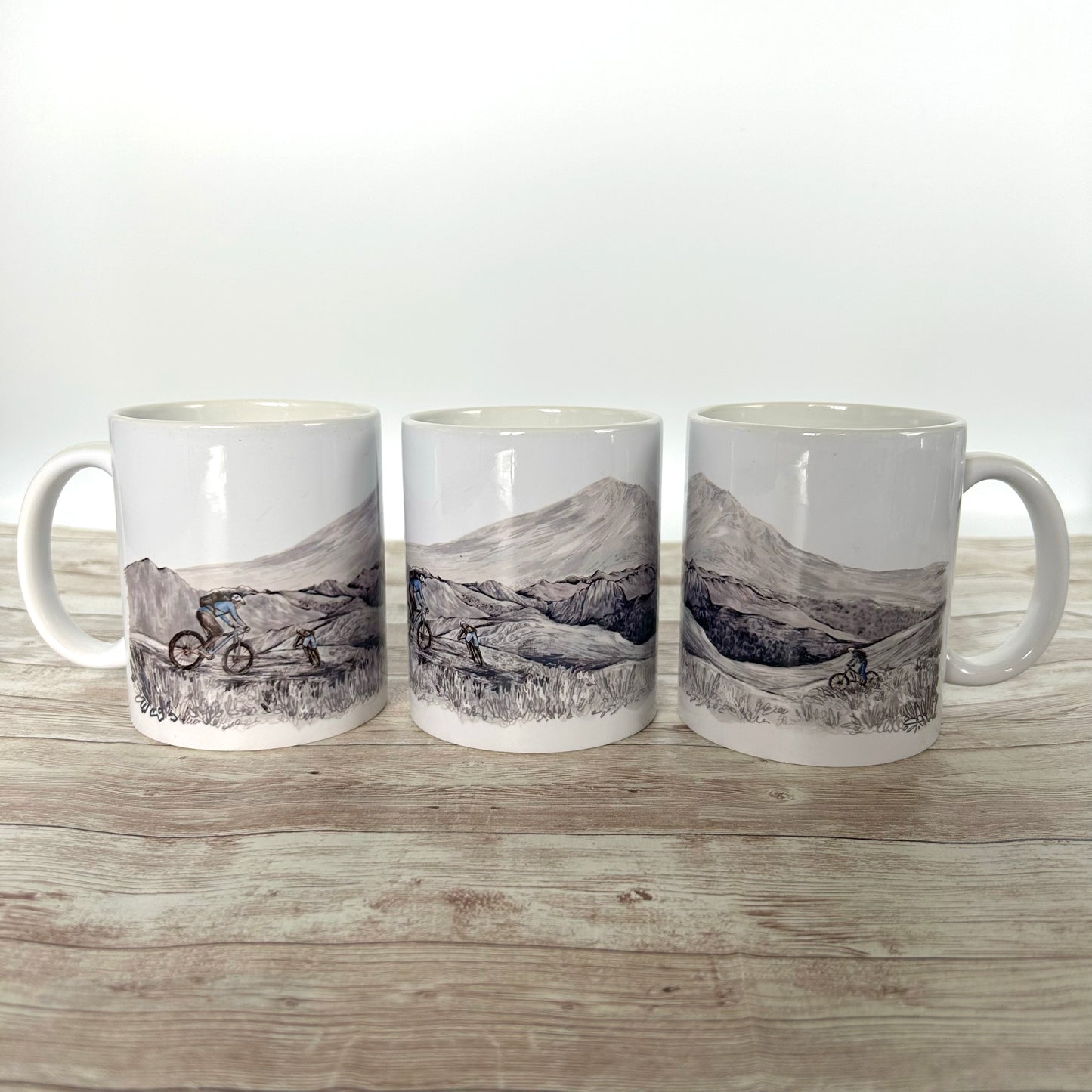 Mountain Biking Ceramic Mug