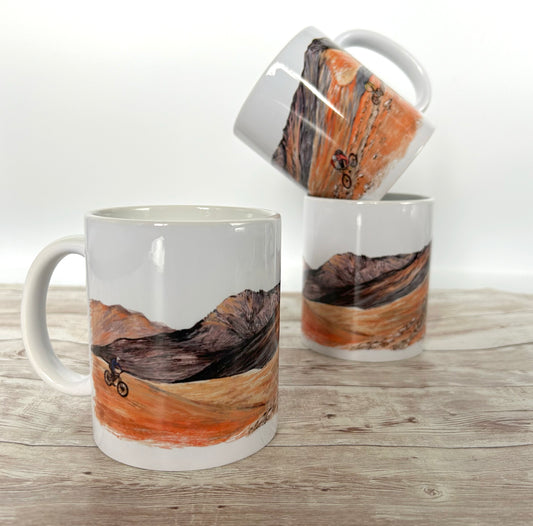 Mountain Biking Ceramic Mug