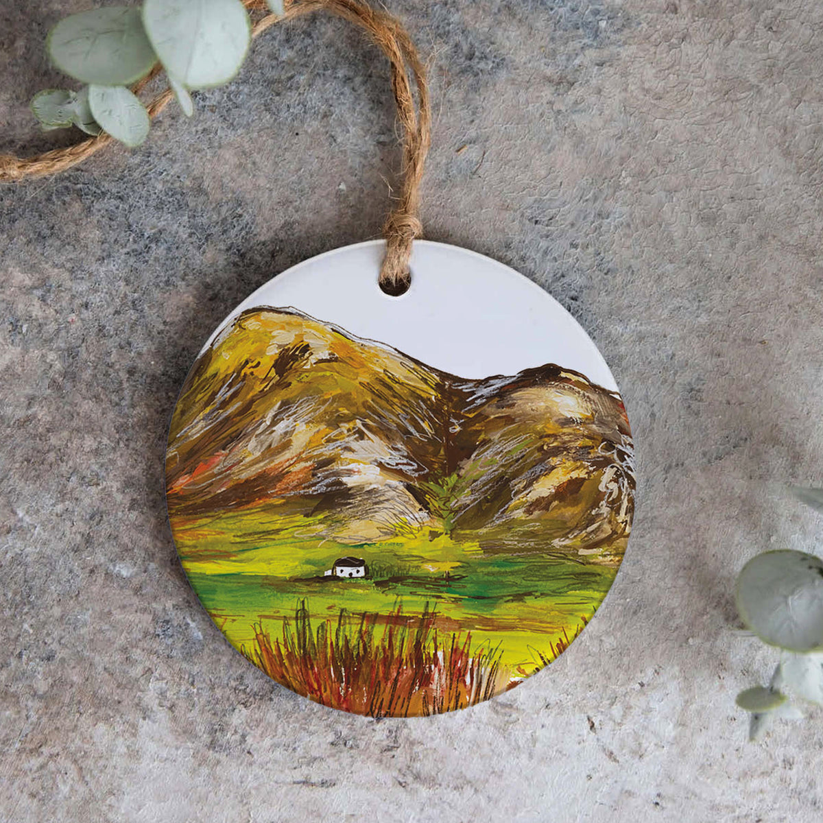 Buachaille Etive Mor Sketch Ceramic Decoration