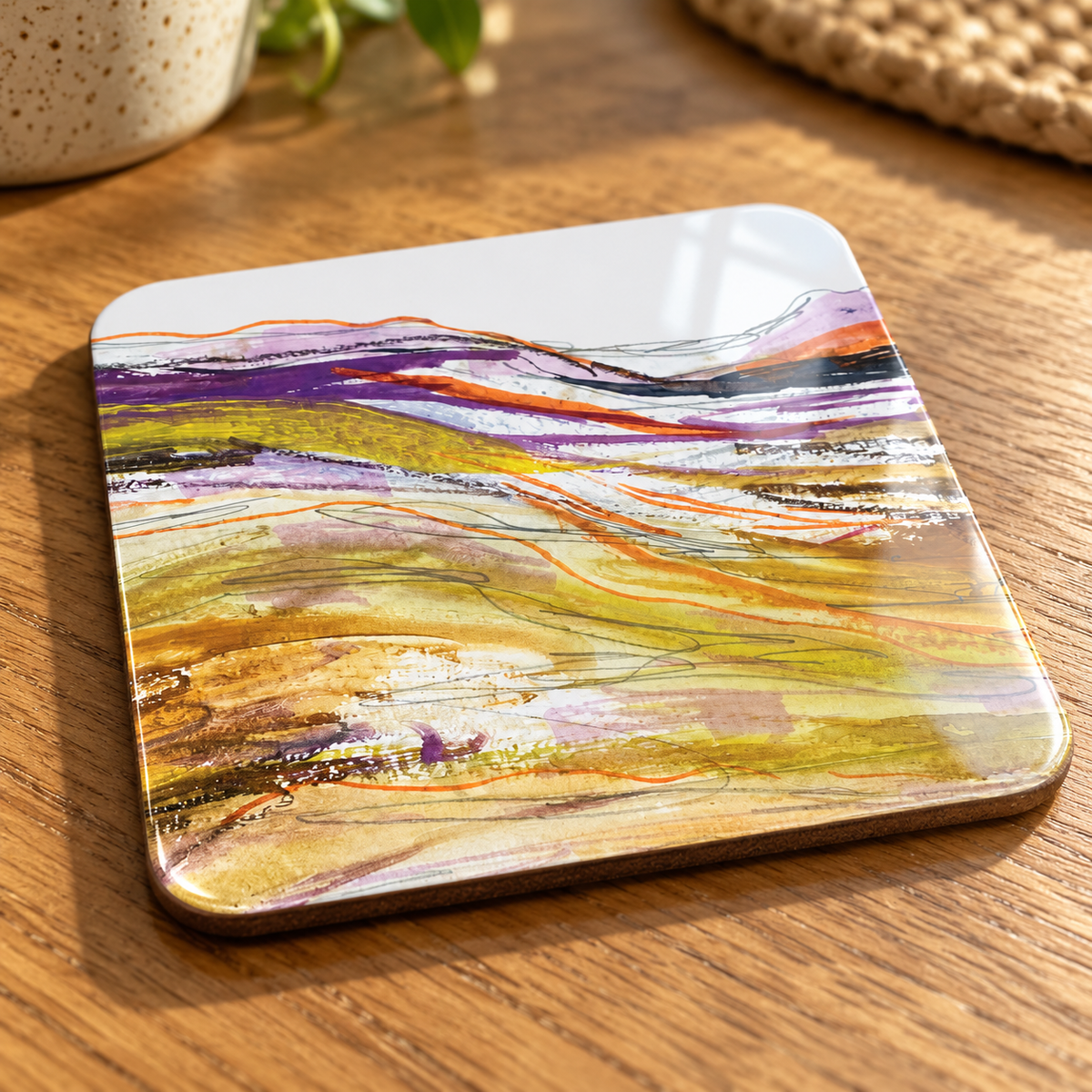 Glencoe Heather Coaster