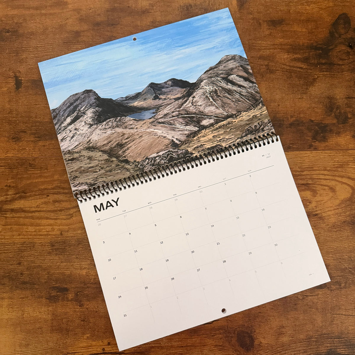 2027 Scottish Mountainscape Calendar