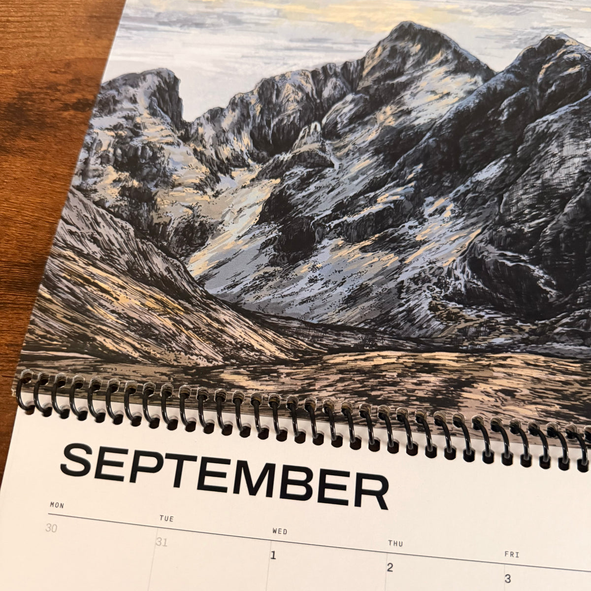 2027 Scottish Mountainscape Calendar
