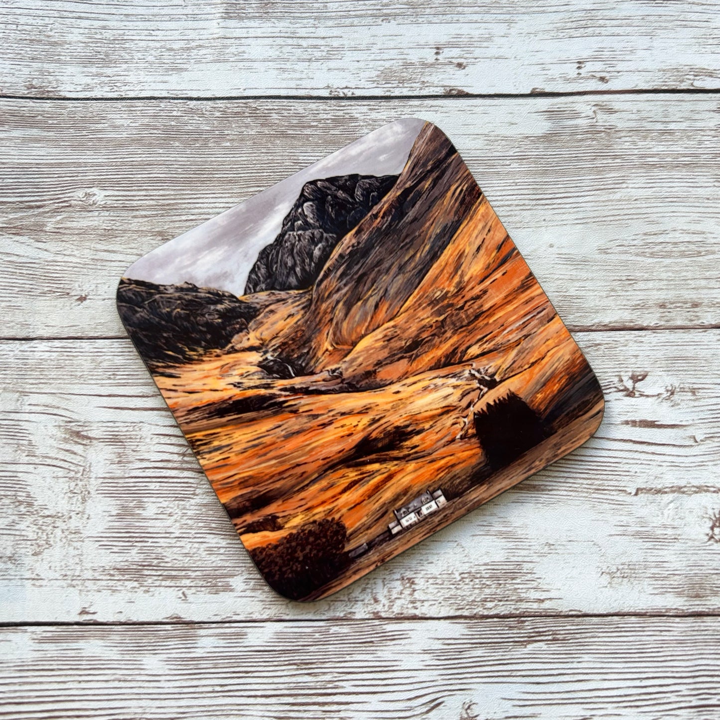 Glencoe Cottage Coaster