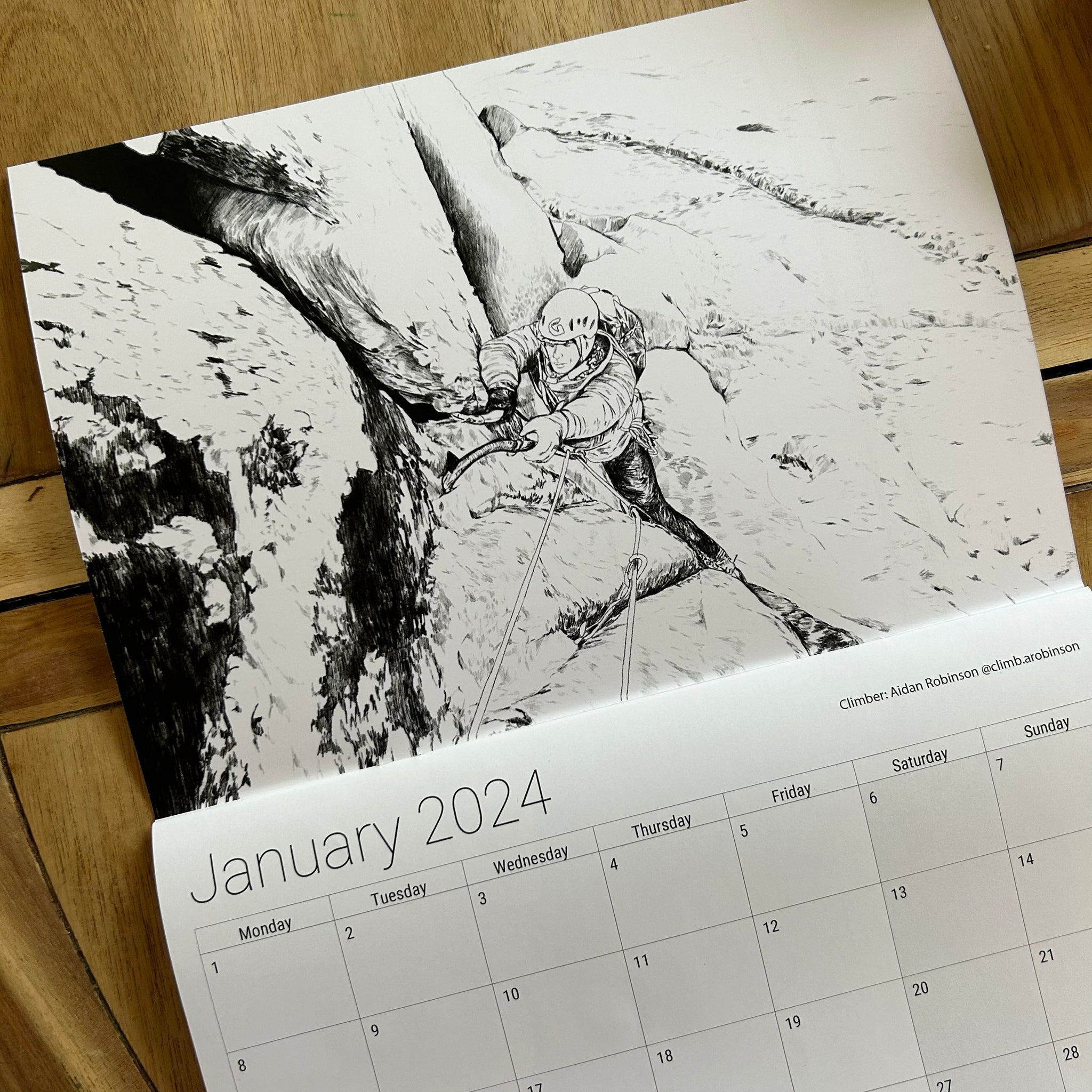 Rock Climbing Calendar 2024 Discoveranddraw