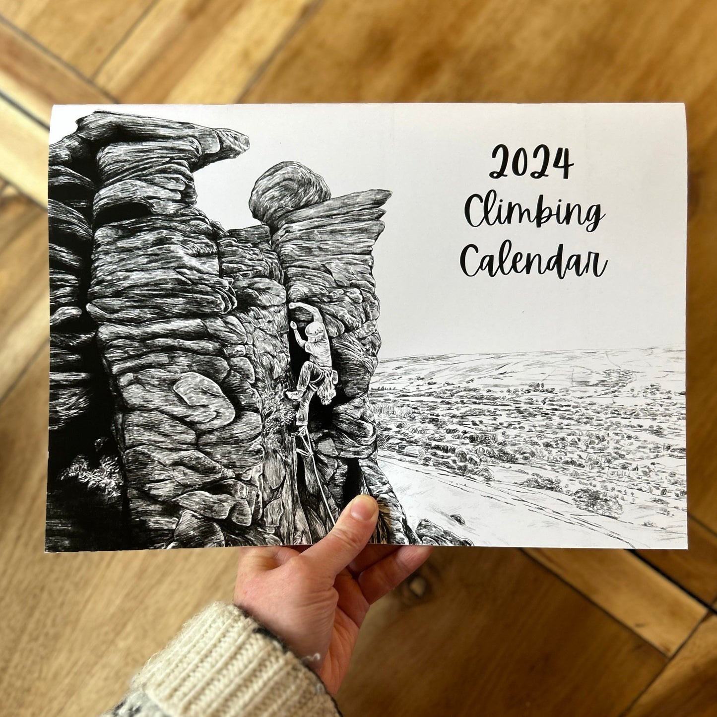 SECOND SALE  Rock Climbing Calendar 2024