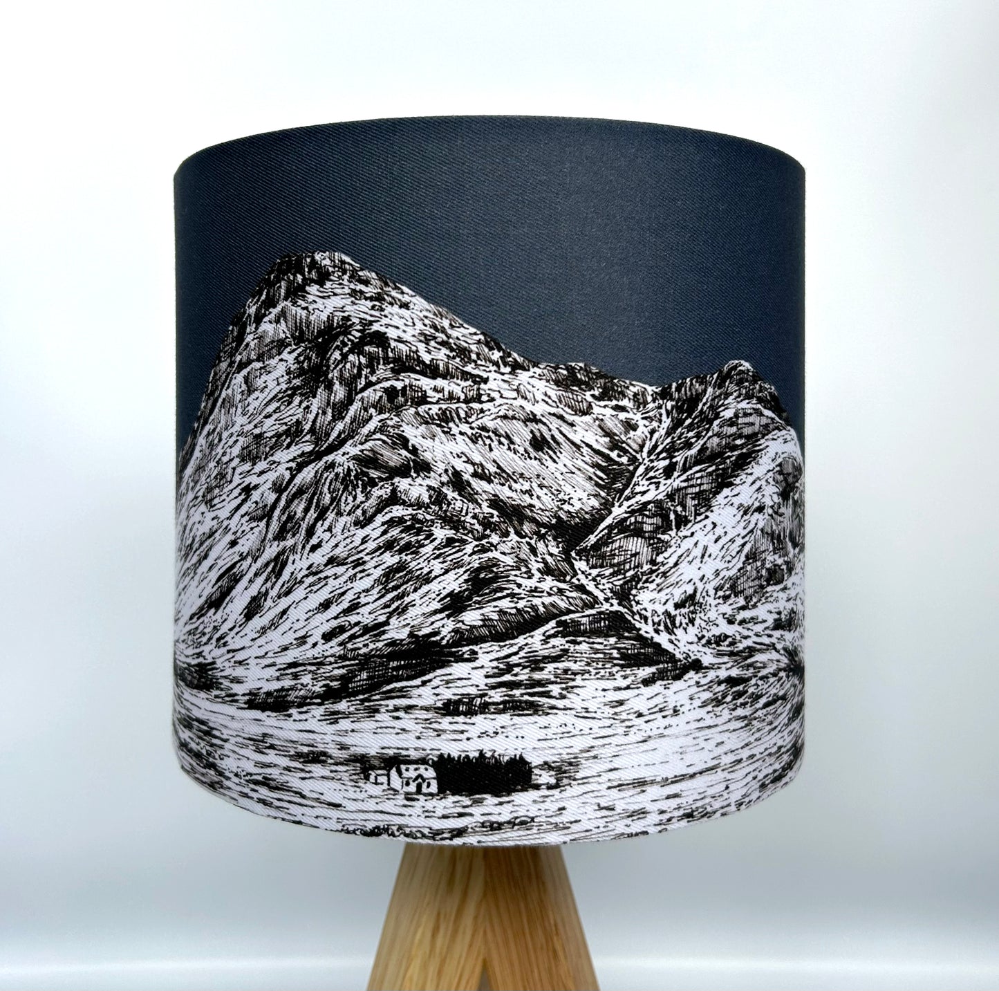 Navy Buachaille Etive Mòr Lampshade