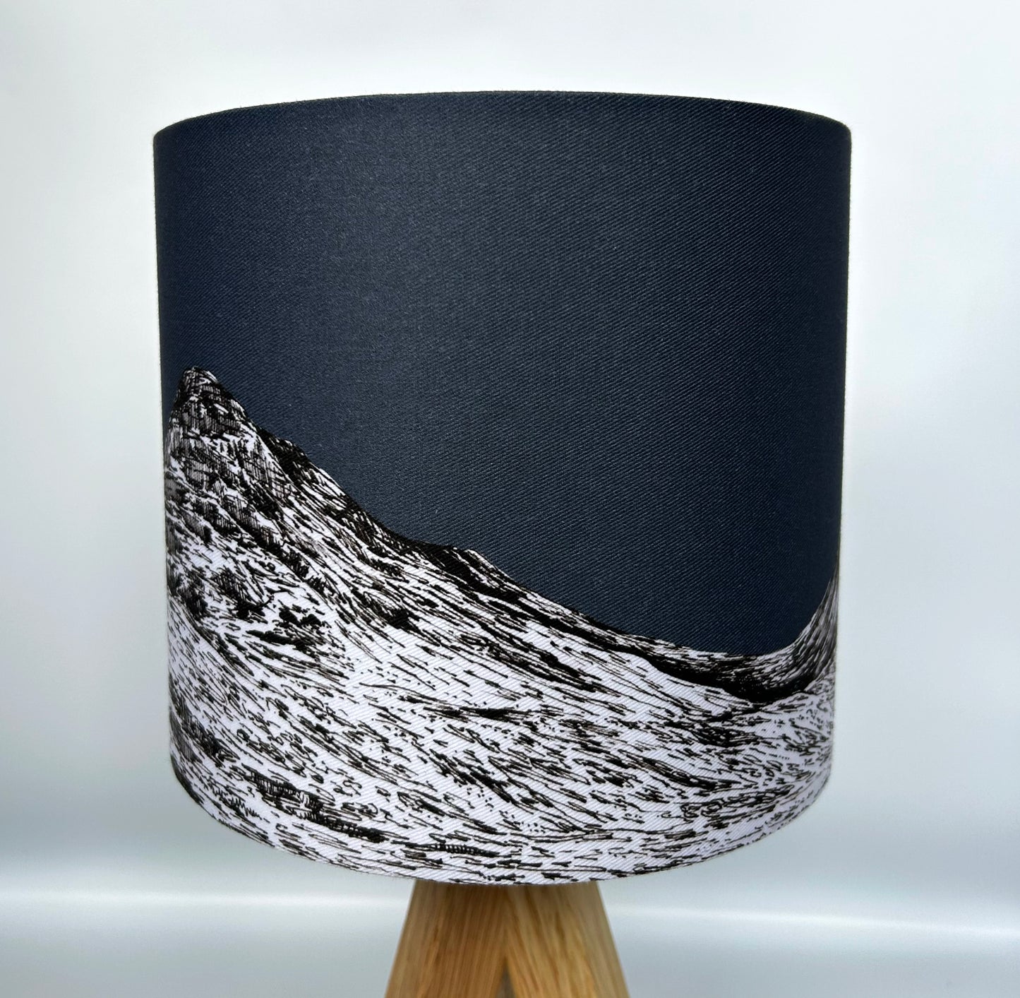 Navy Buachaille Etive Mòr Lampshade