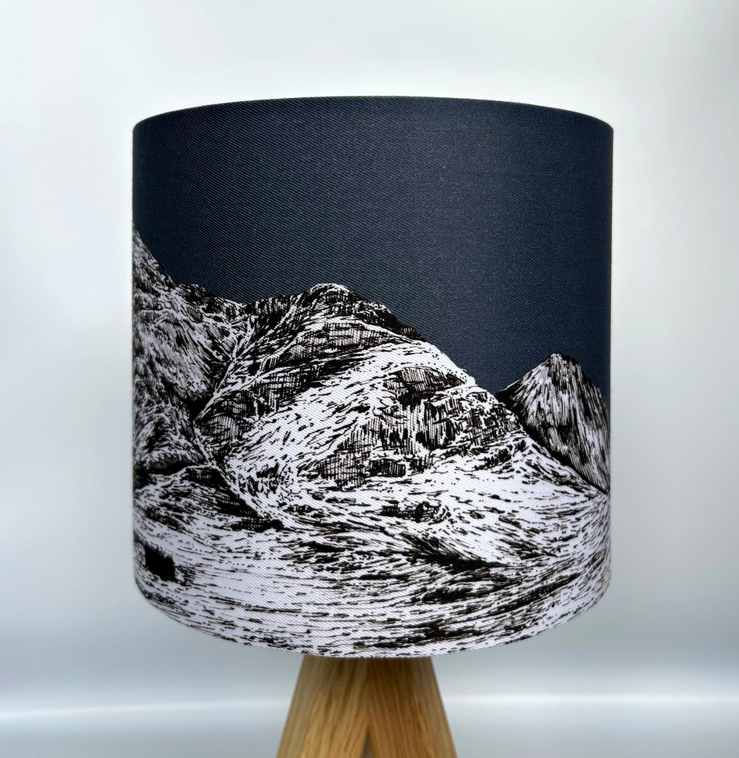 Navy Buachaille Etive Mòr Lampshade