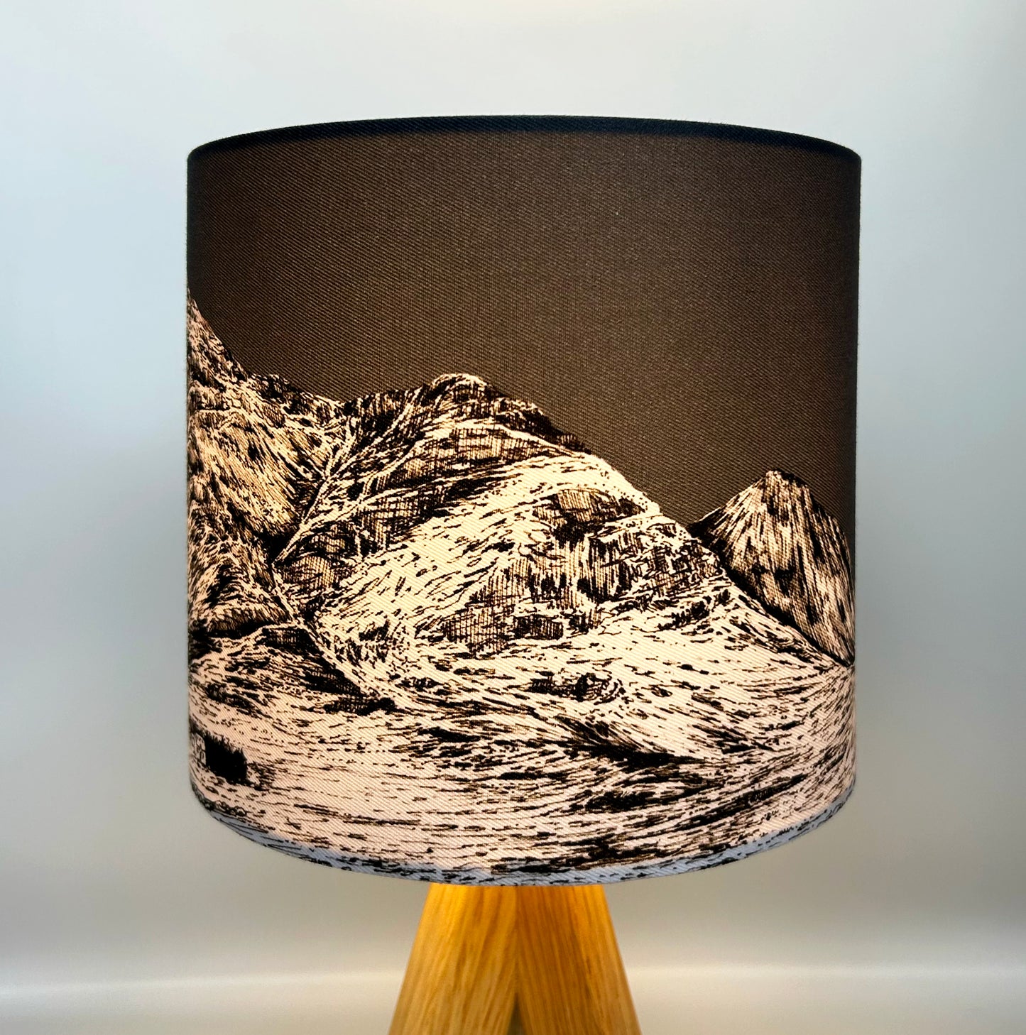 Navy Buachaille Etive Mòr Lampshade