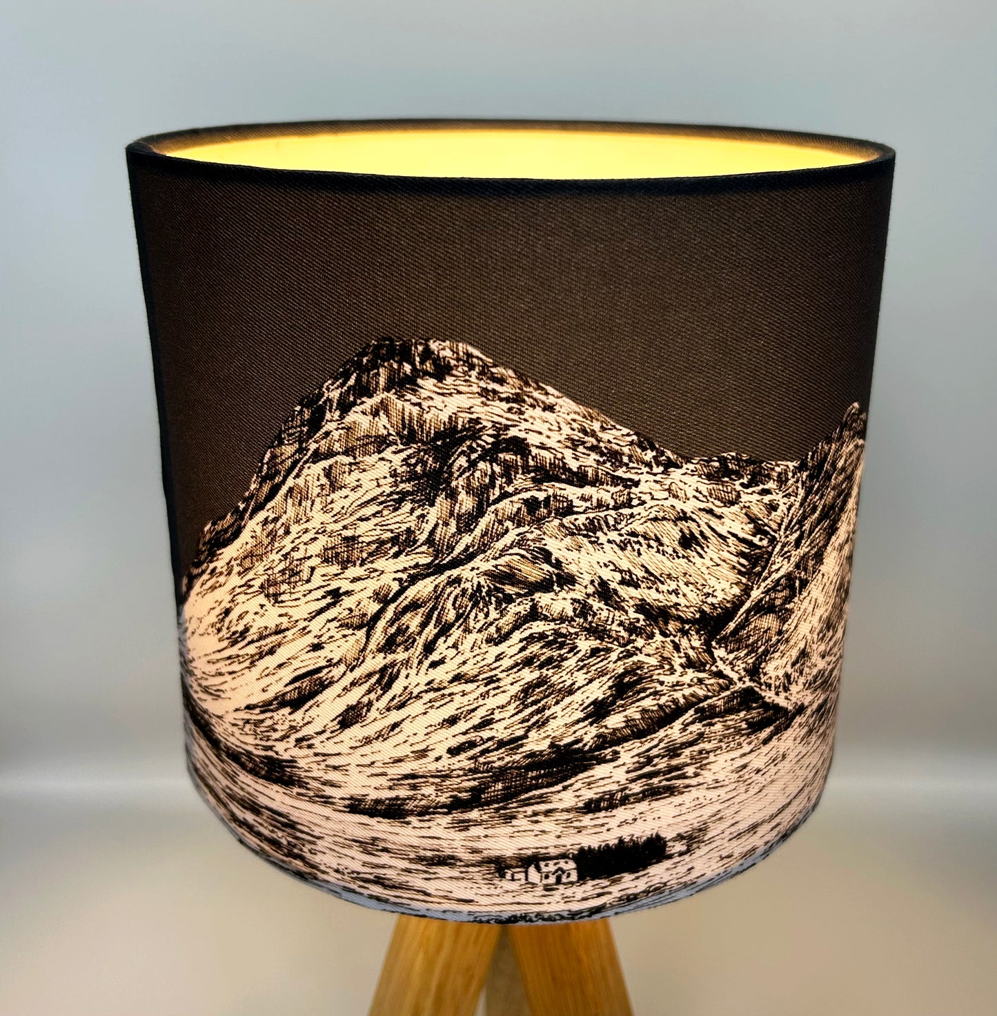 Navy Buachaille Etive Mòr Lampshade