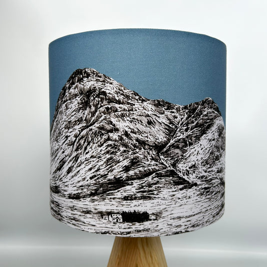 Blue Buachaille Etive Mòr Lampshade