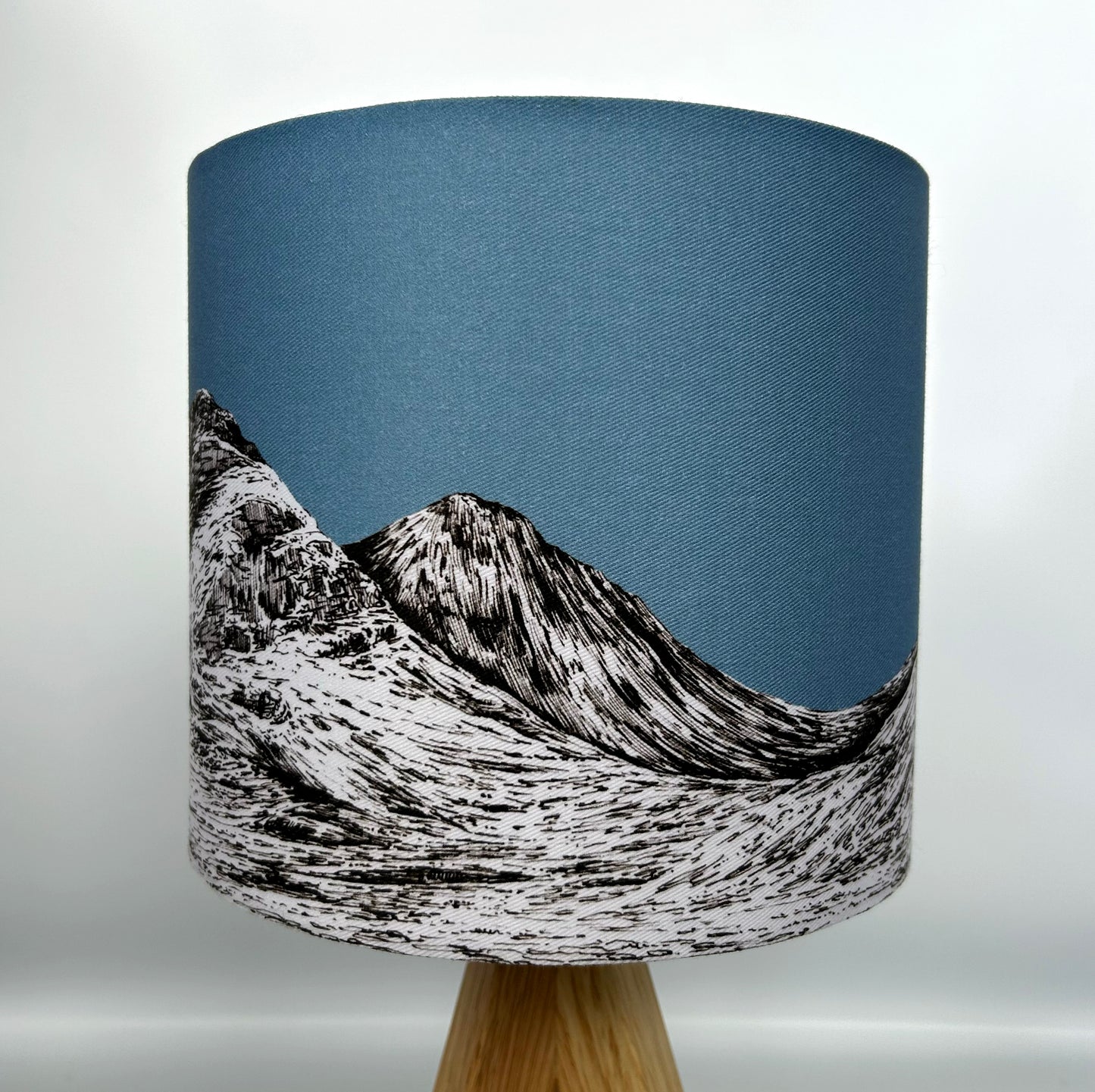 Blue Buachaille Etive Mòr Lampshade