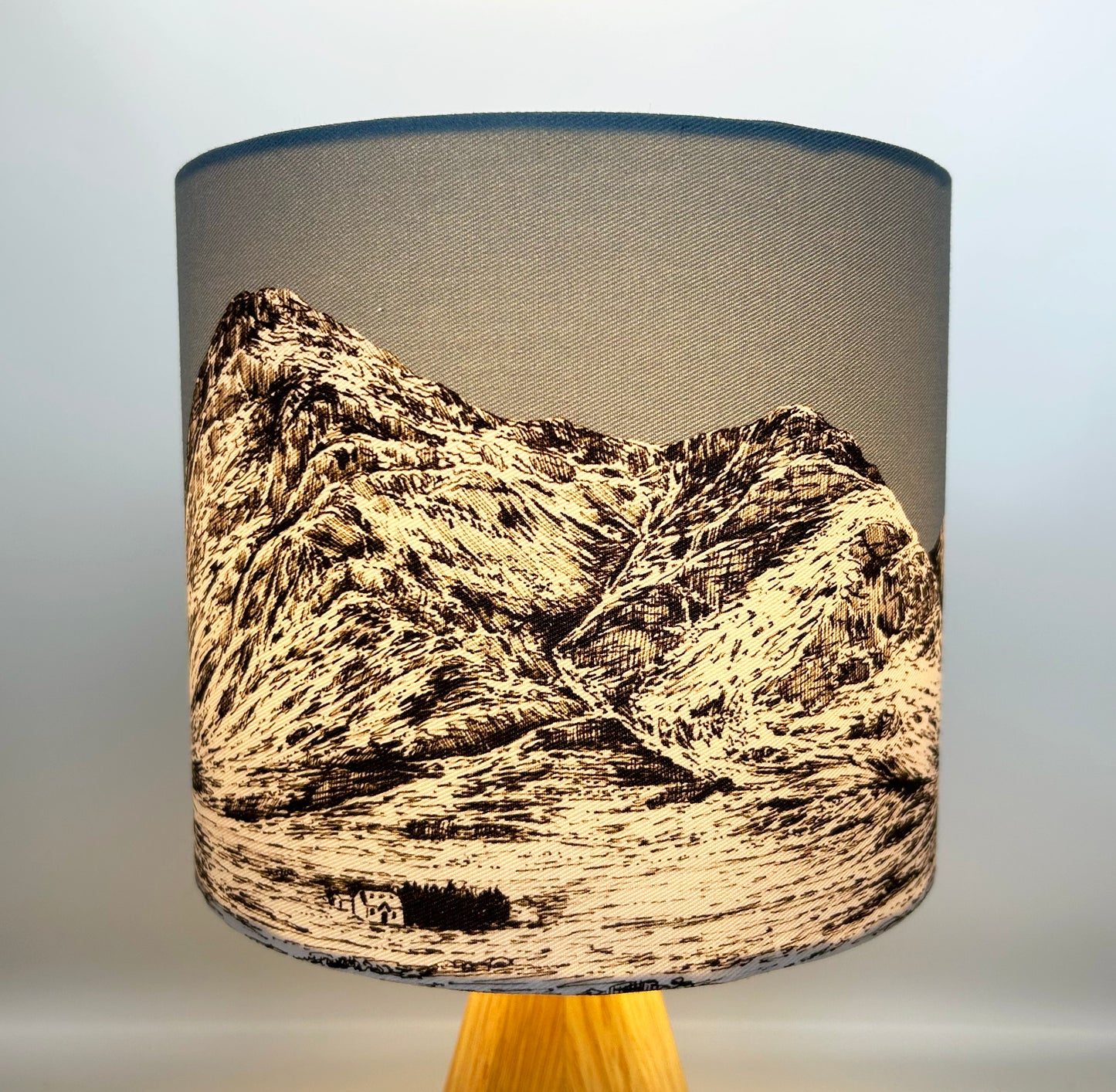 Blue Buachaille Etive Mòr Lampshade