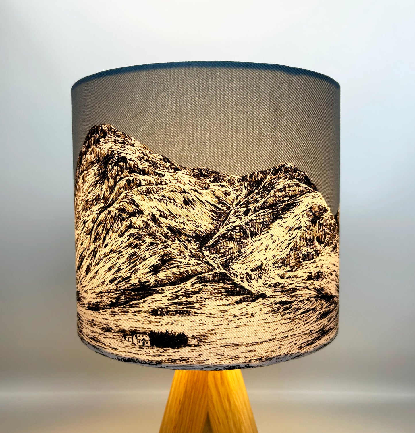 Blue Buachaille Etive Mòr Lampshade