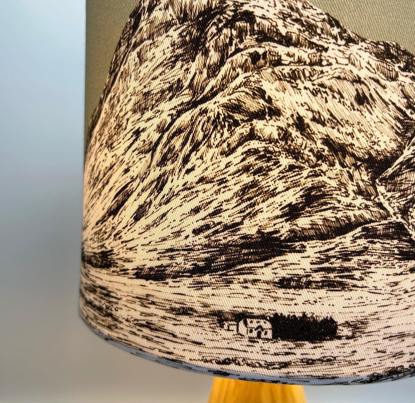 Green Buachaille Etive Mòr Lampshade