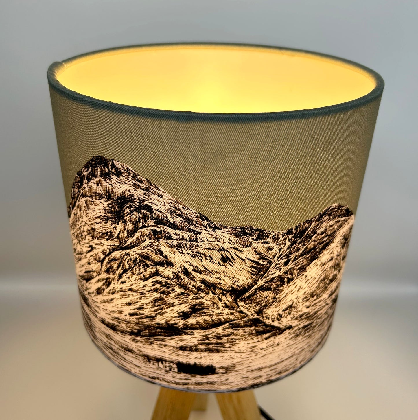 Green Buachaille Etive Mòr Lampshade