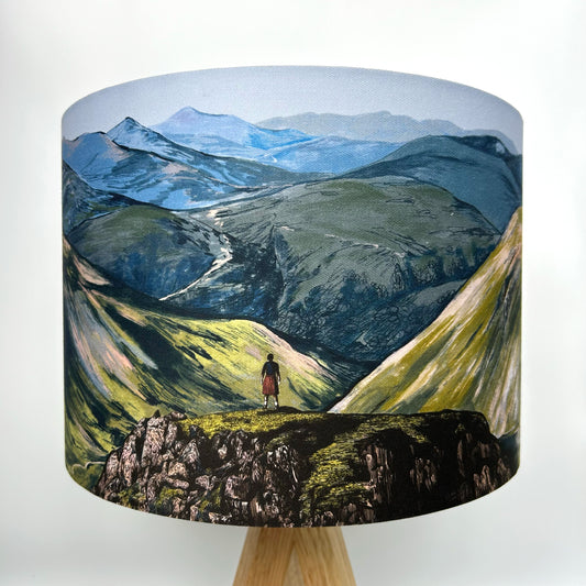 Glencoe Mountain View Lampshade