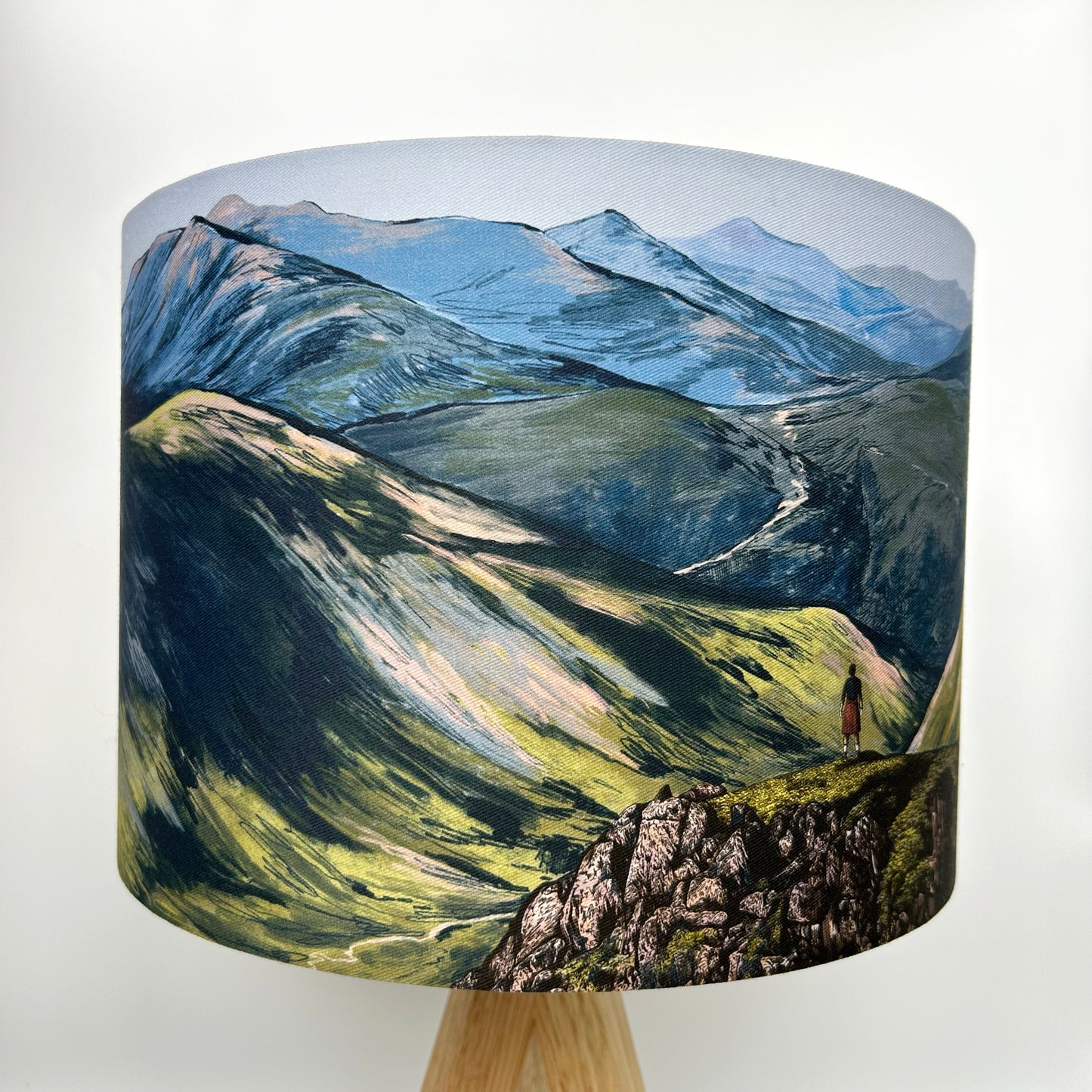 Glencoe Mountain View Lampshade