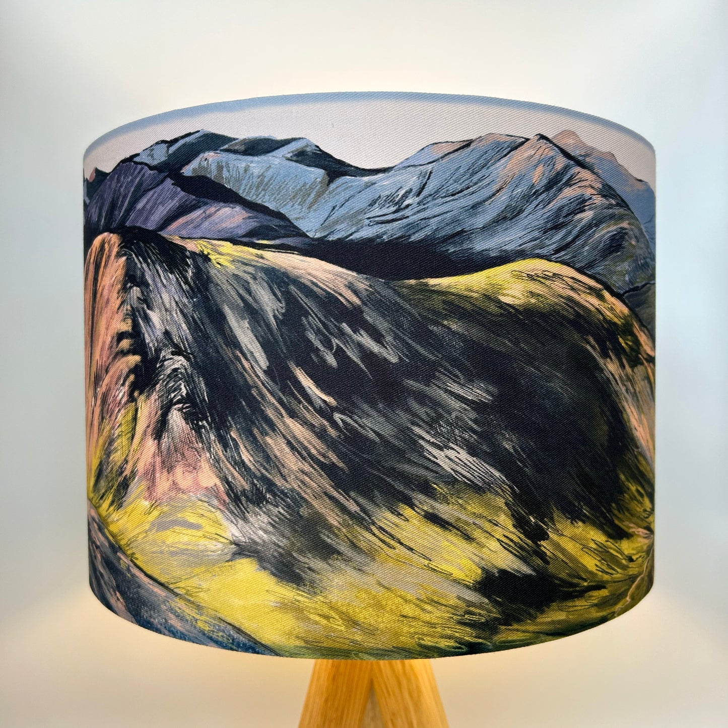 Glencoe Mountain View Lampshade