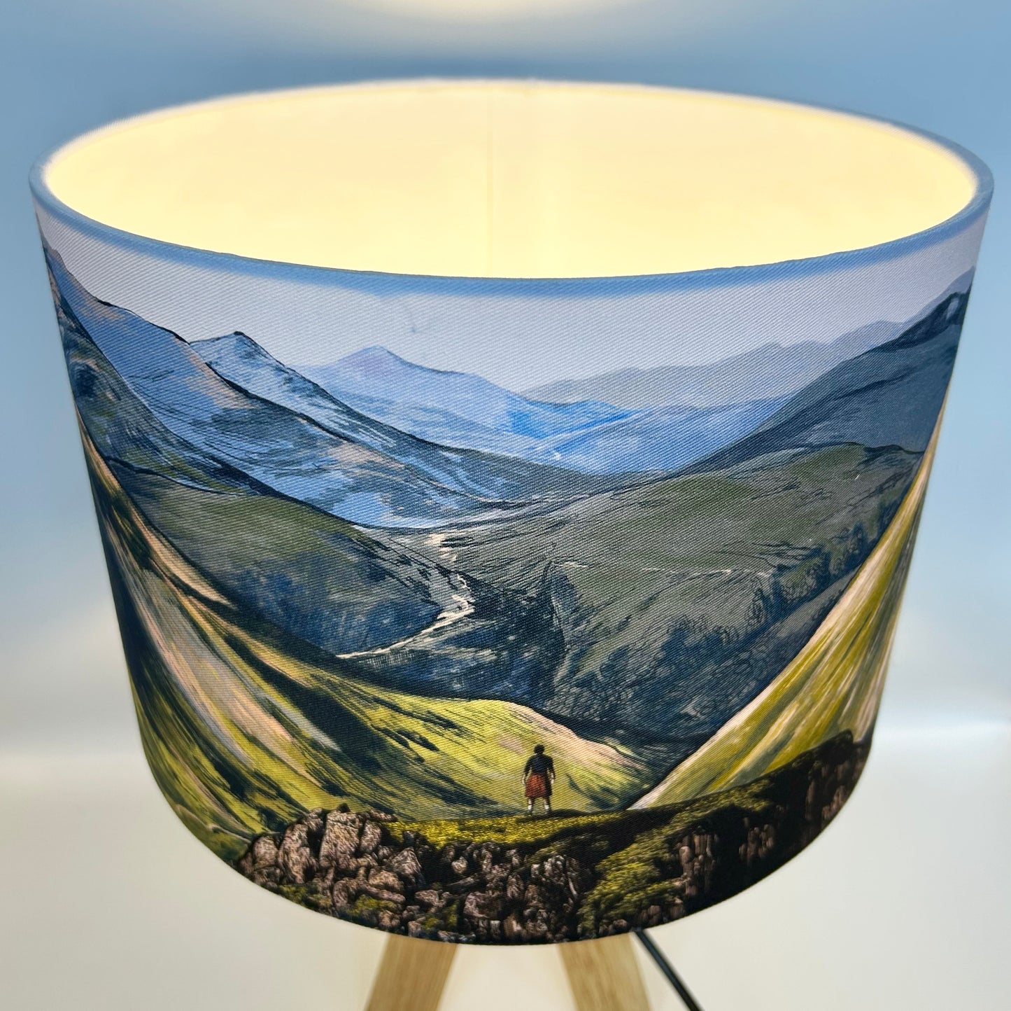 Glencoe Mountain View Lampshade