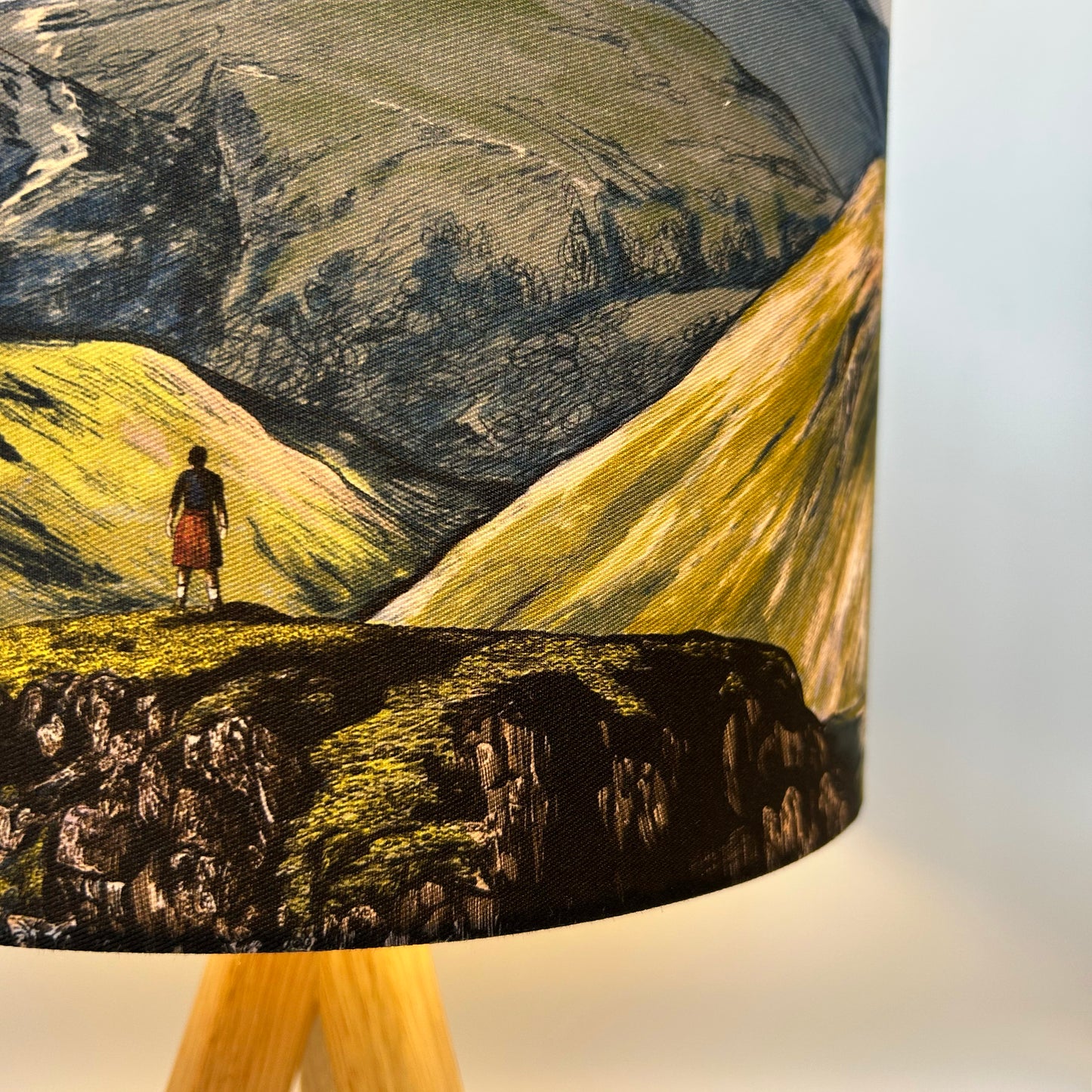 Glencoe Mountain View Lampshade