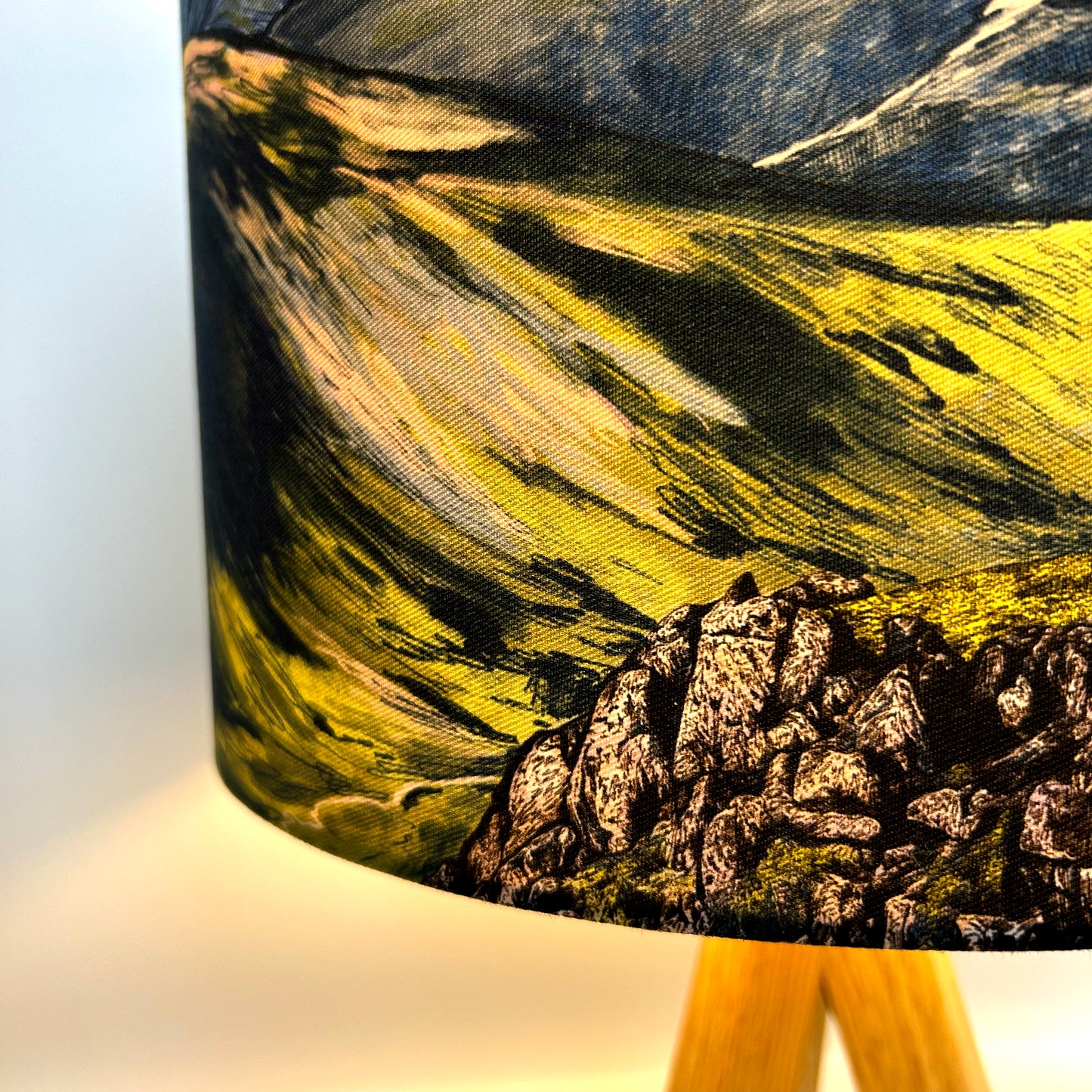 Glencoe Mountain View Lampshade