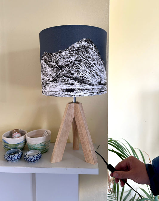 Navy Buachaille Etive Mòr Lampshade