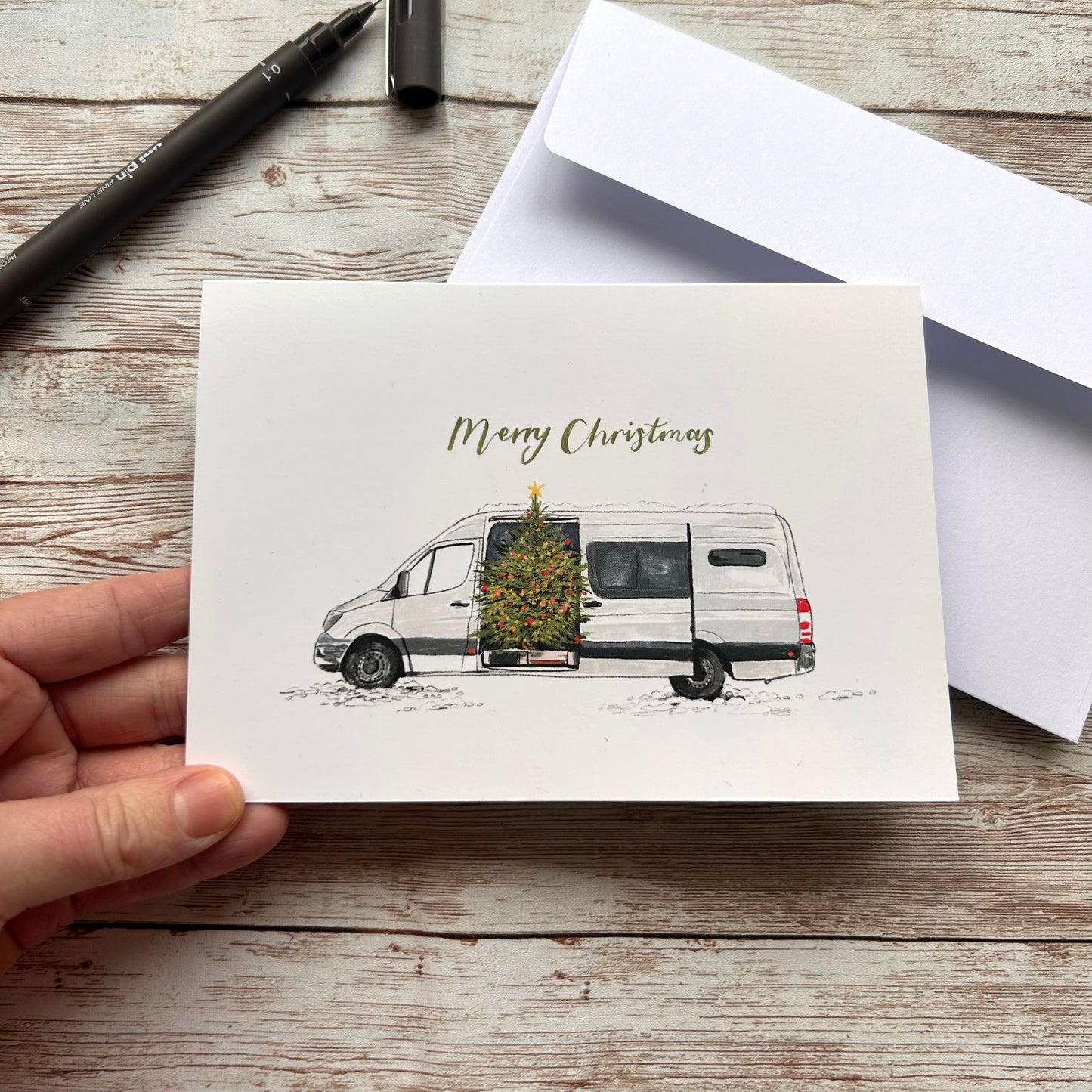 Van Life Christmas Card Set