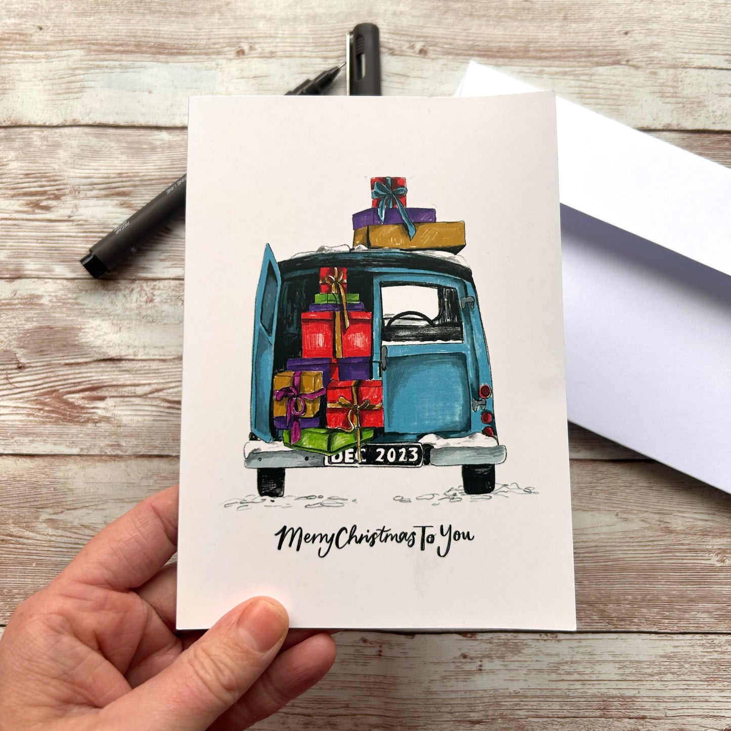 Van Life Christmas Card Set