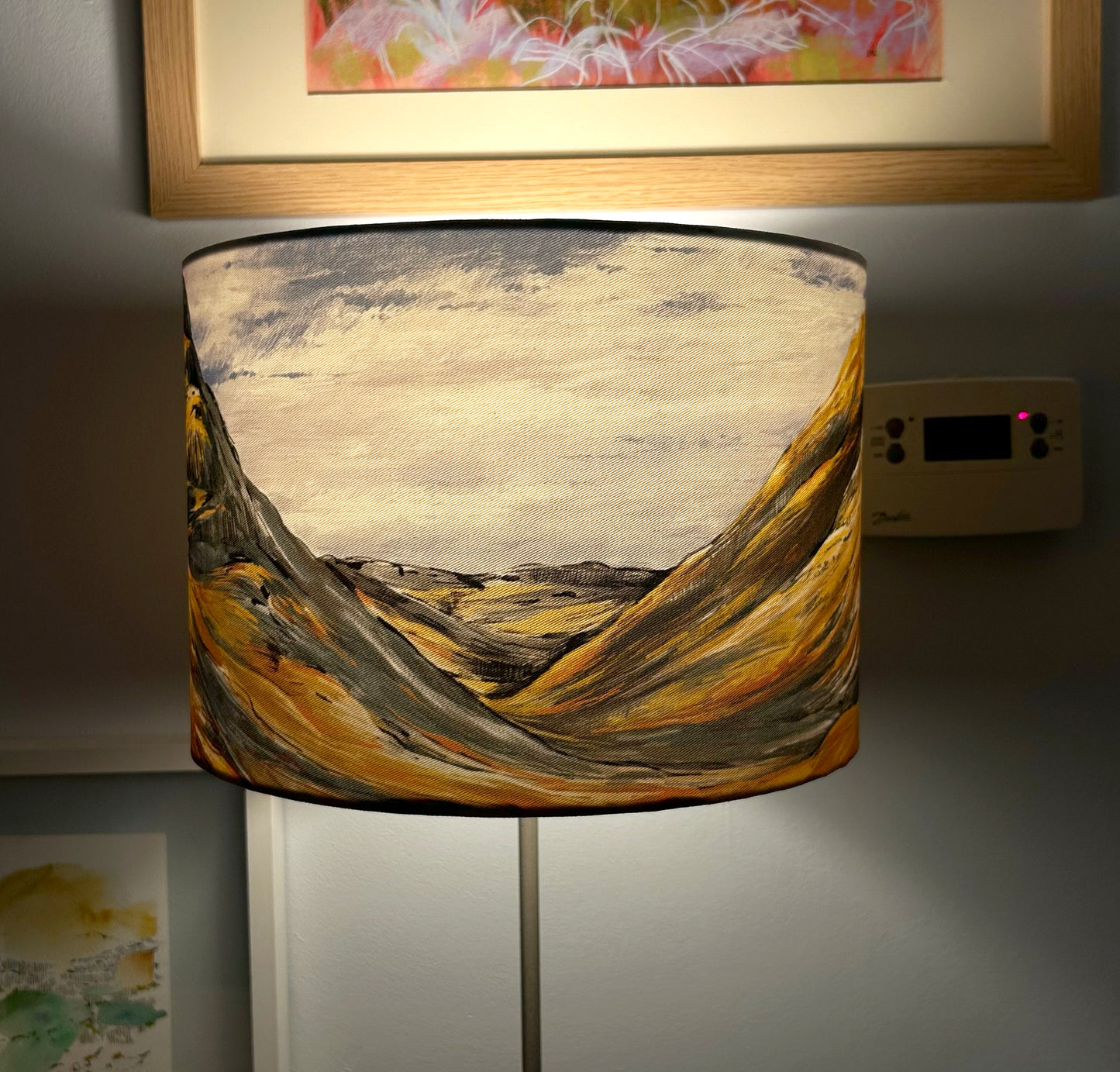 *SAMPLE* Orange Three Sister Lampshade Larger 30cm Lampshade