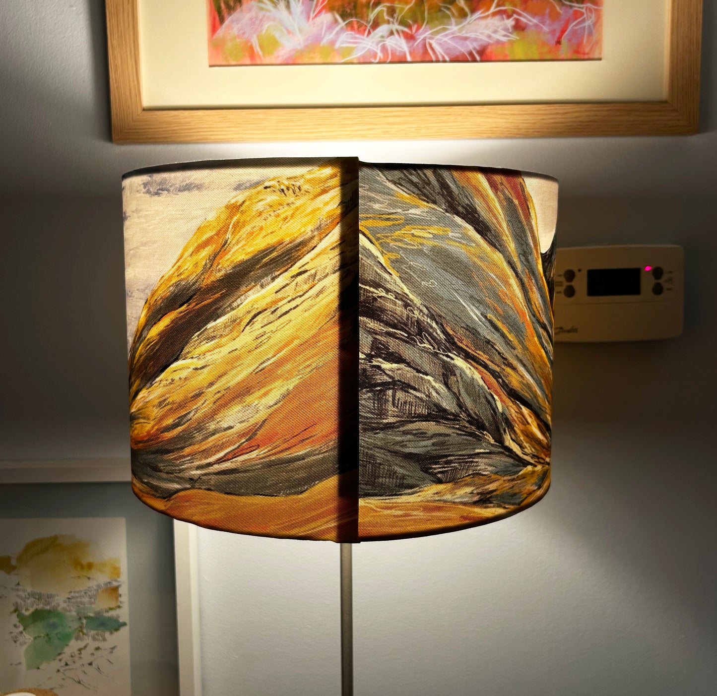 *SAMPLE* Orange Three Sister Lampshade Larger 30cm Lampshade