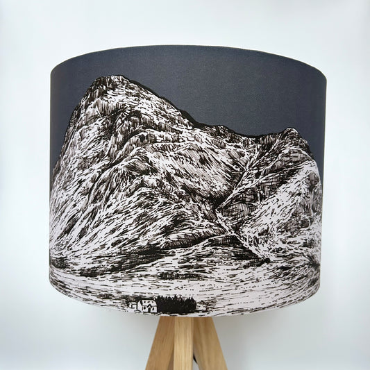 Navy Buachaille Etive Mòr Larger 30cm Lampshade